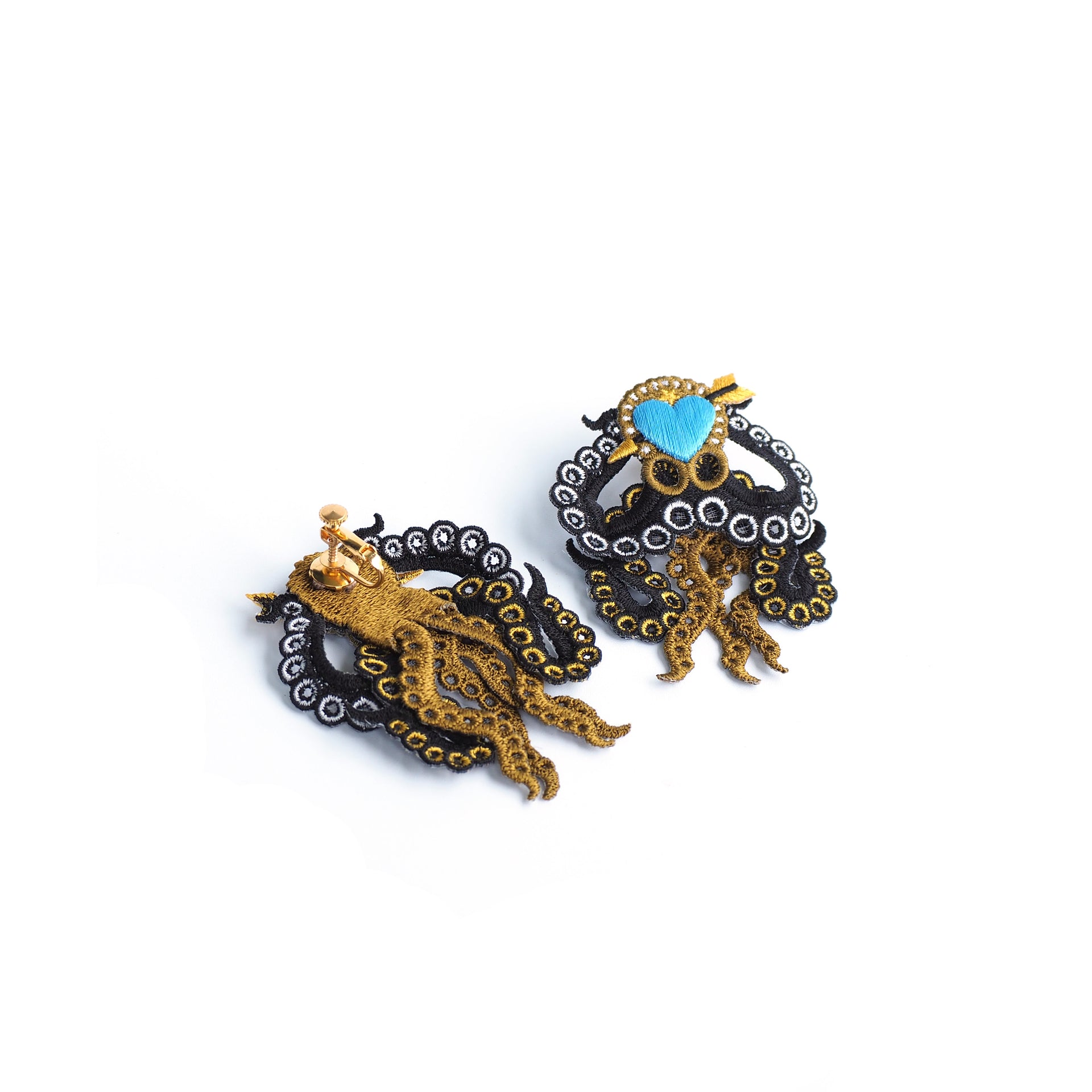 OCTOPUS / EARRING / BLACK