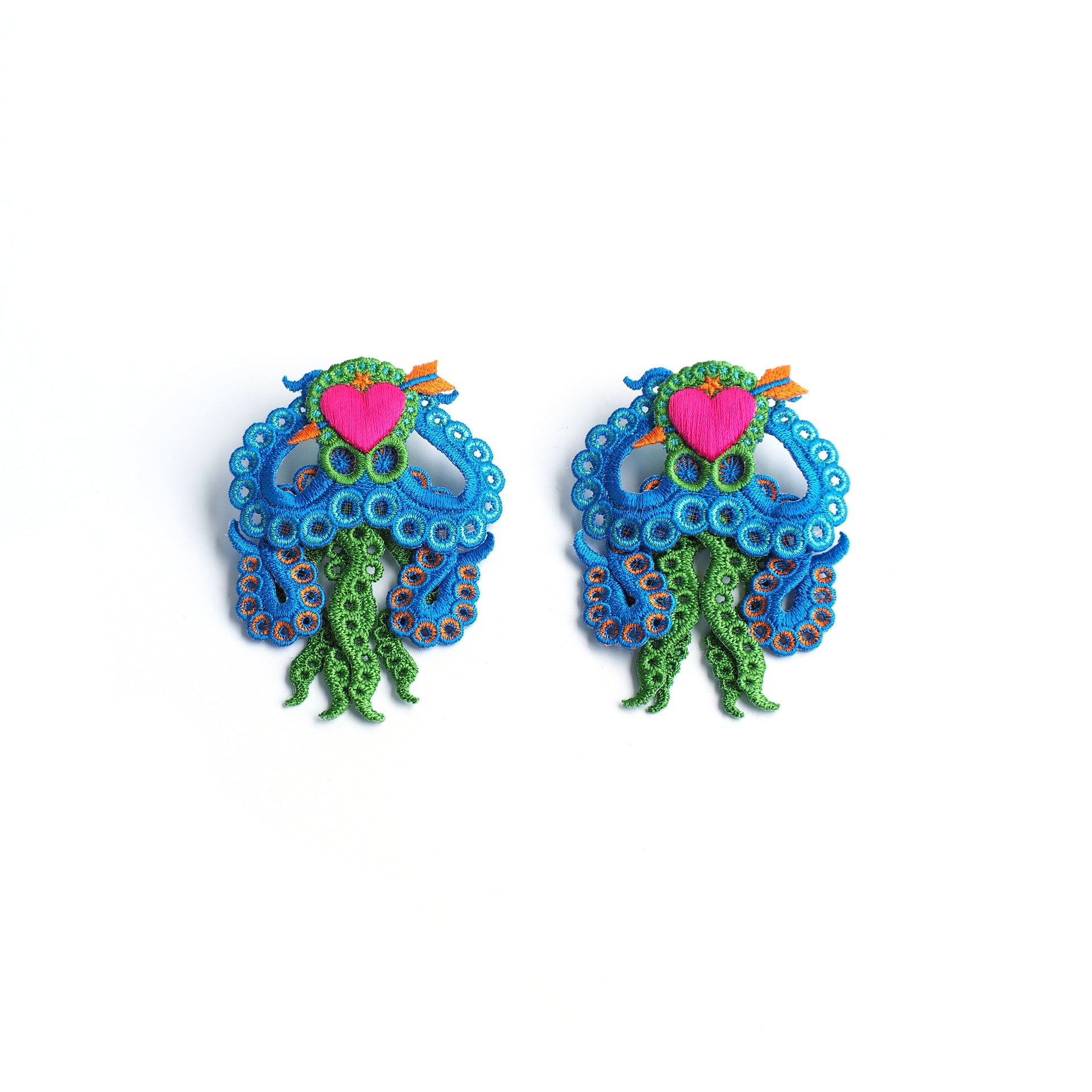 OCTOPUS / EARRING / BLUE