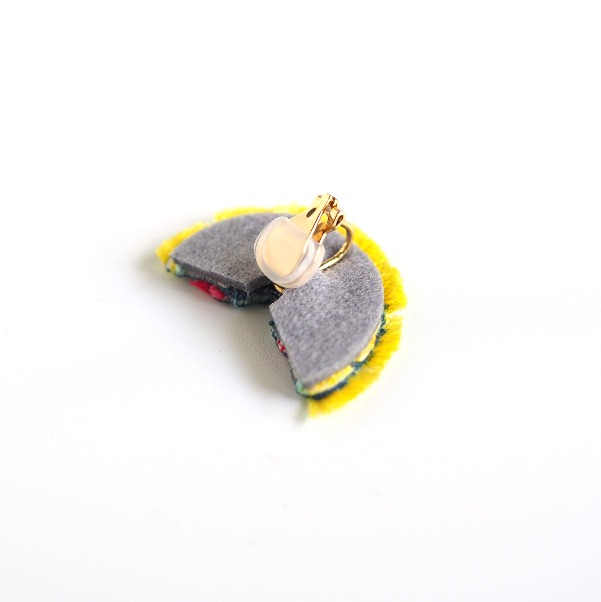 BLOOM / EARRING EAR-CLIP / LEMON