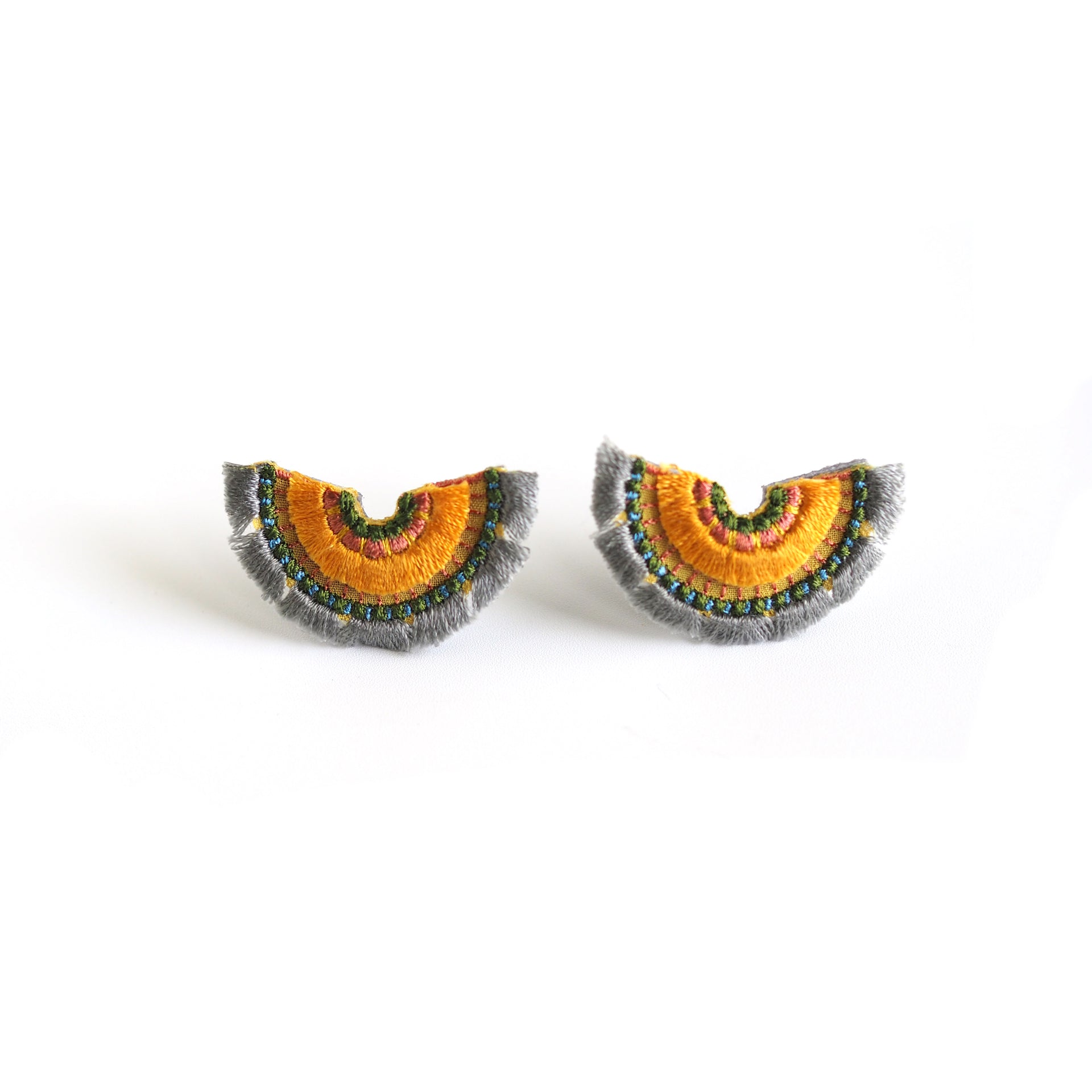 BLOOM / EARRING EAR-CLIP / GRAY