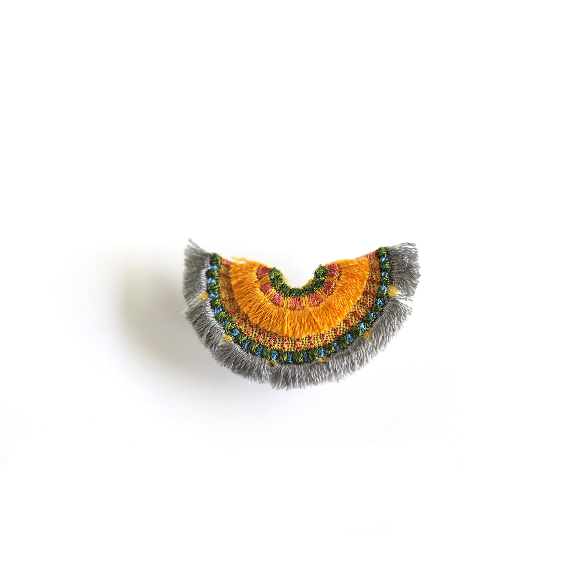 BLOOM / EARRING EAR-CLIP / GRAY