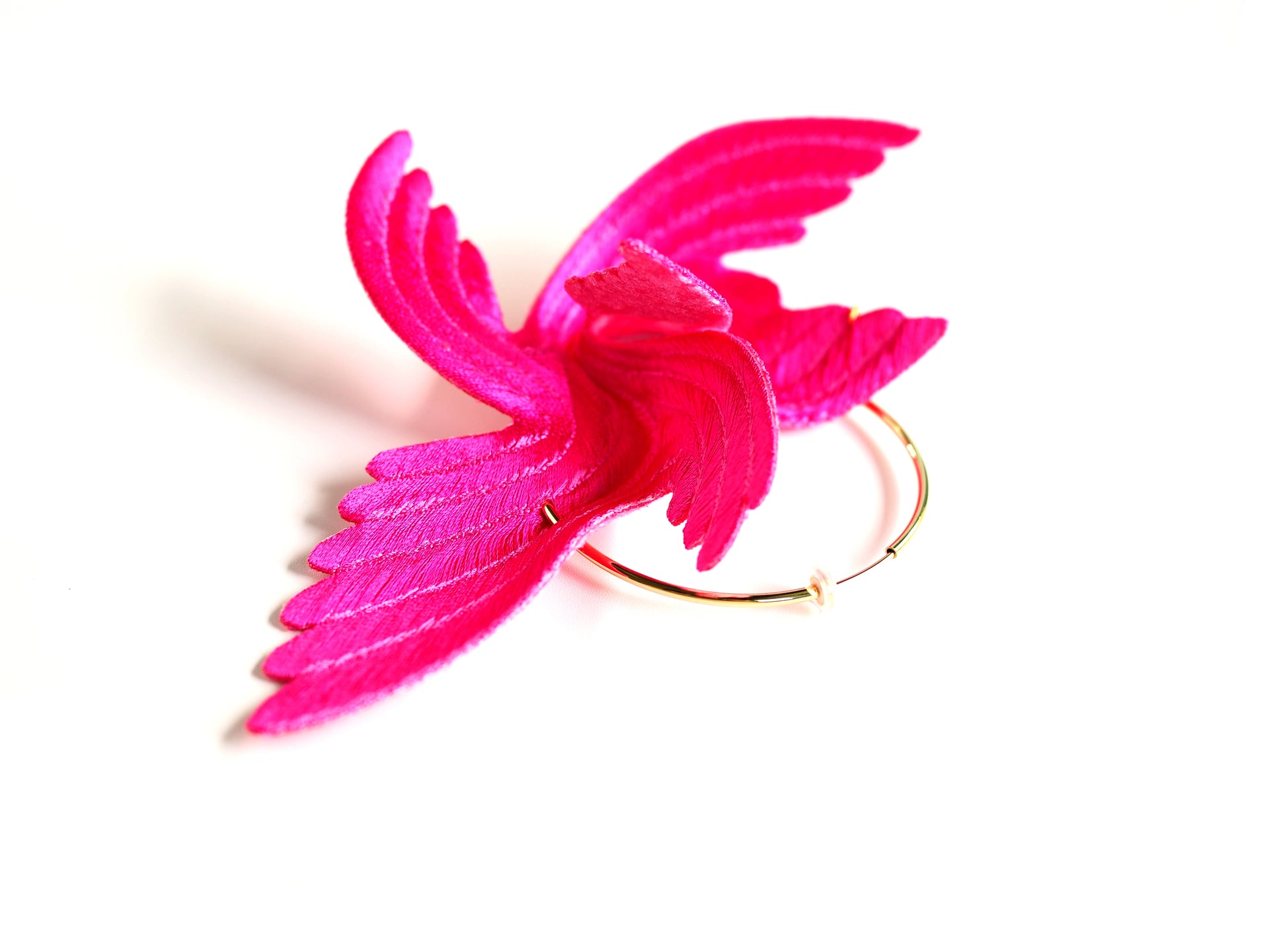 JOY "BIG BIRD" / EARRING / PINK