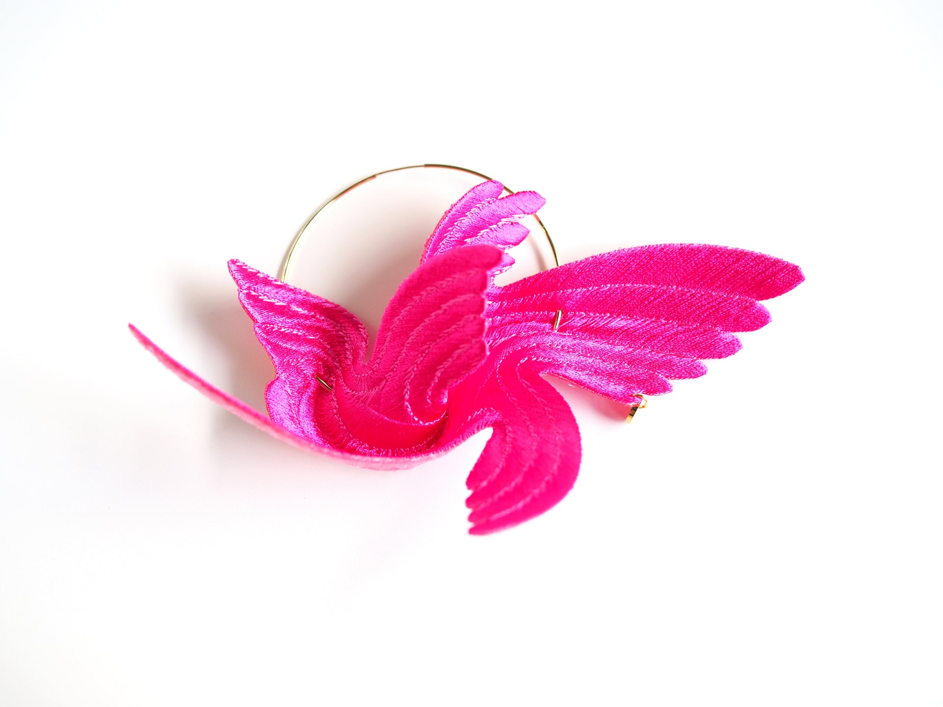 JOY "BIG BIRD" / EARRING / PINK