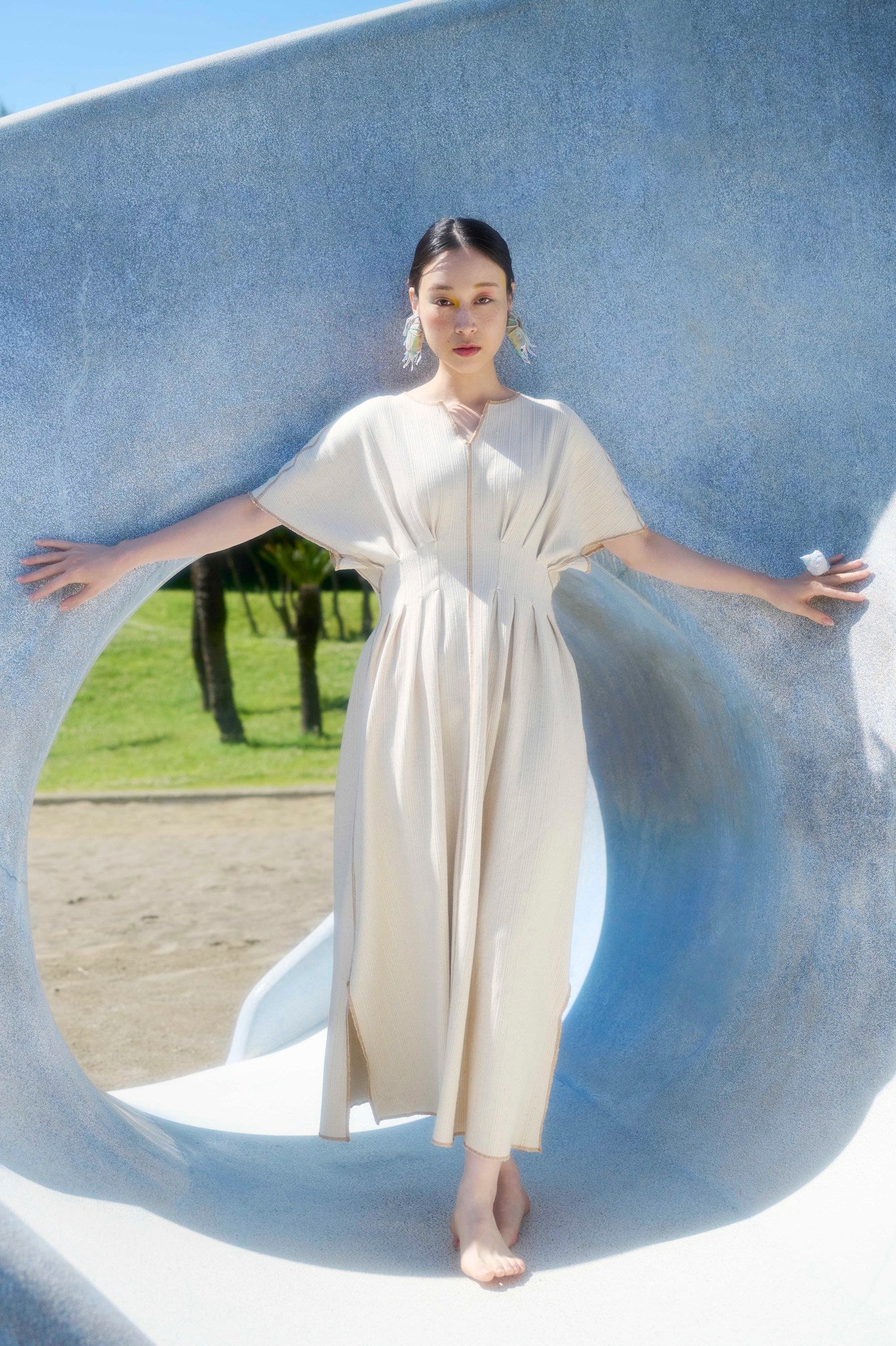 SHRIMPS / EARRING / AQUA