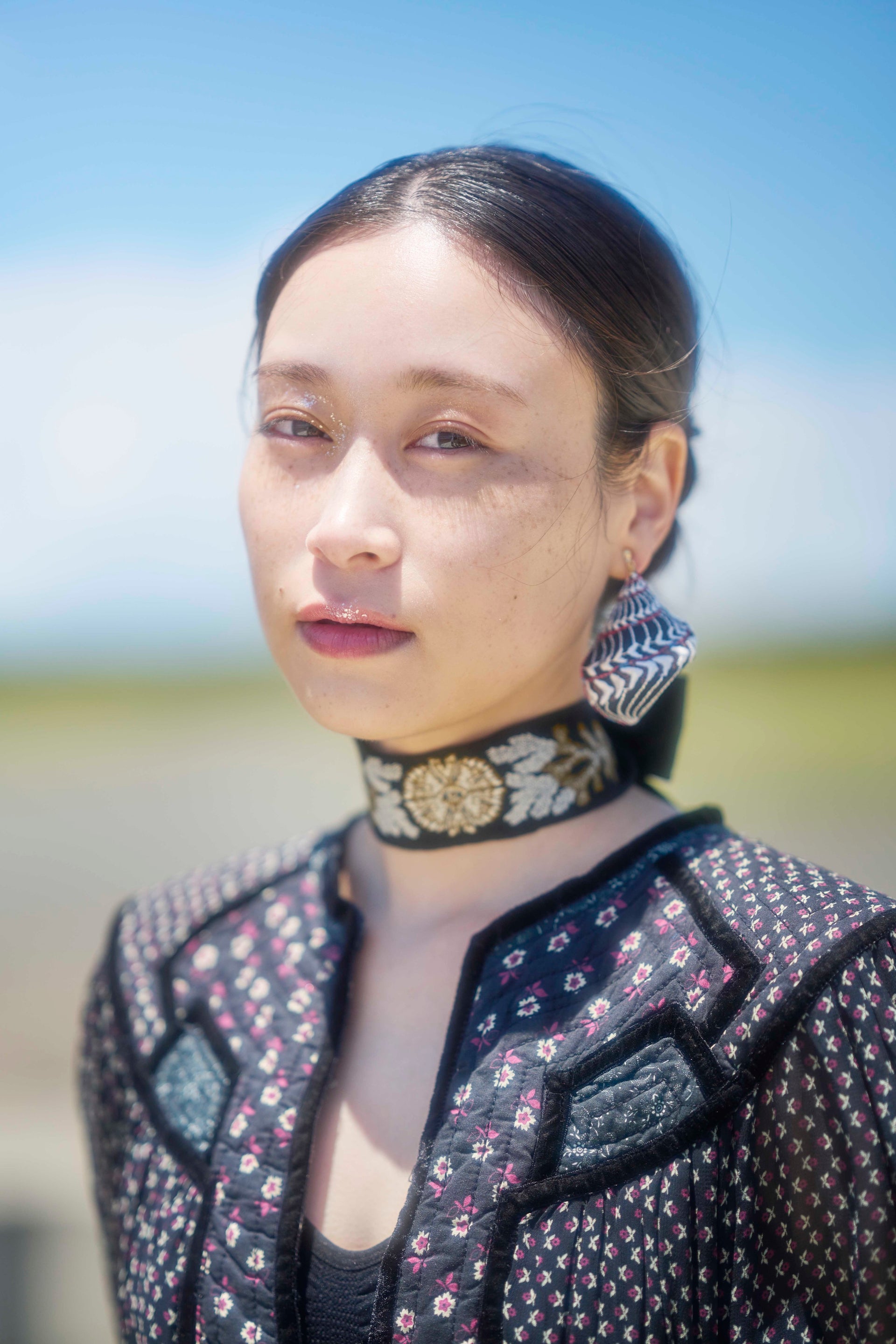 WATCHER / SCARF / BLACK