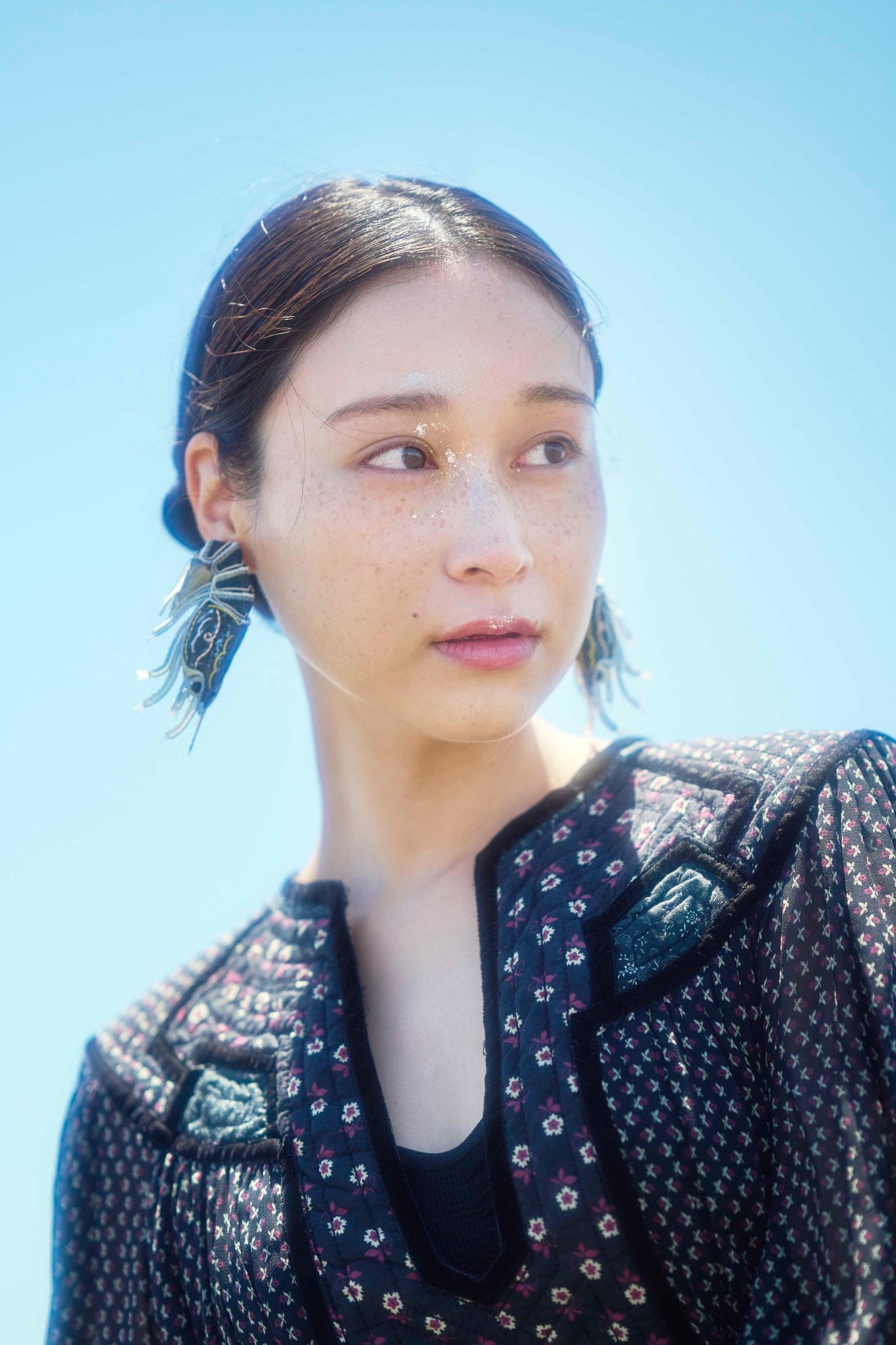 SHRIMPS / EARRING / BLACK
