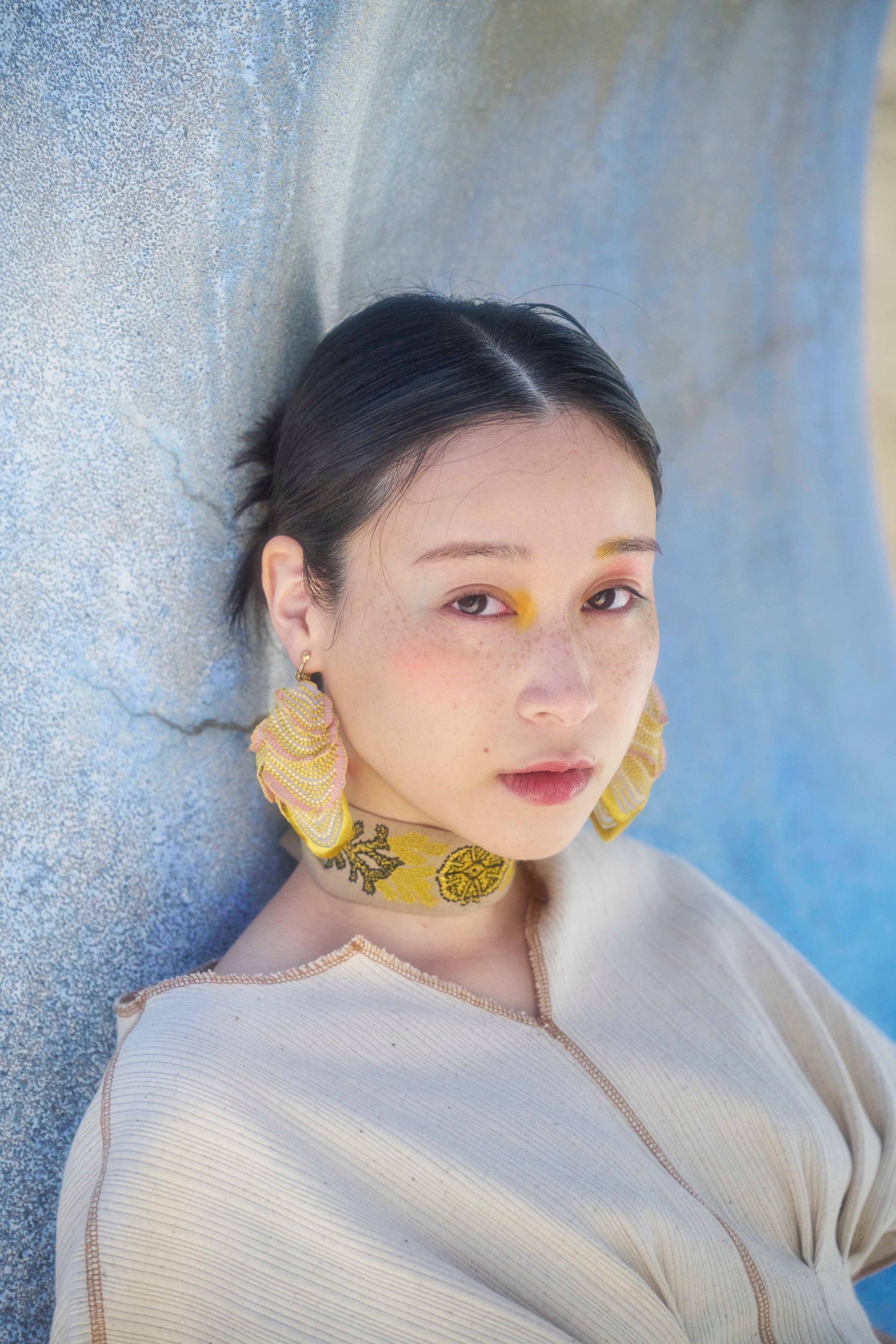 WATCHER / SCARF / BEIGE