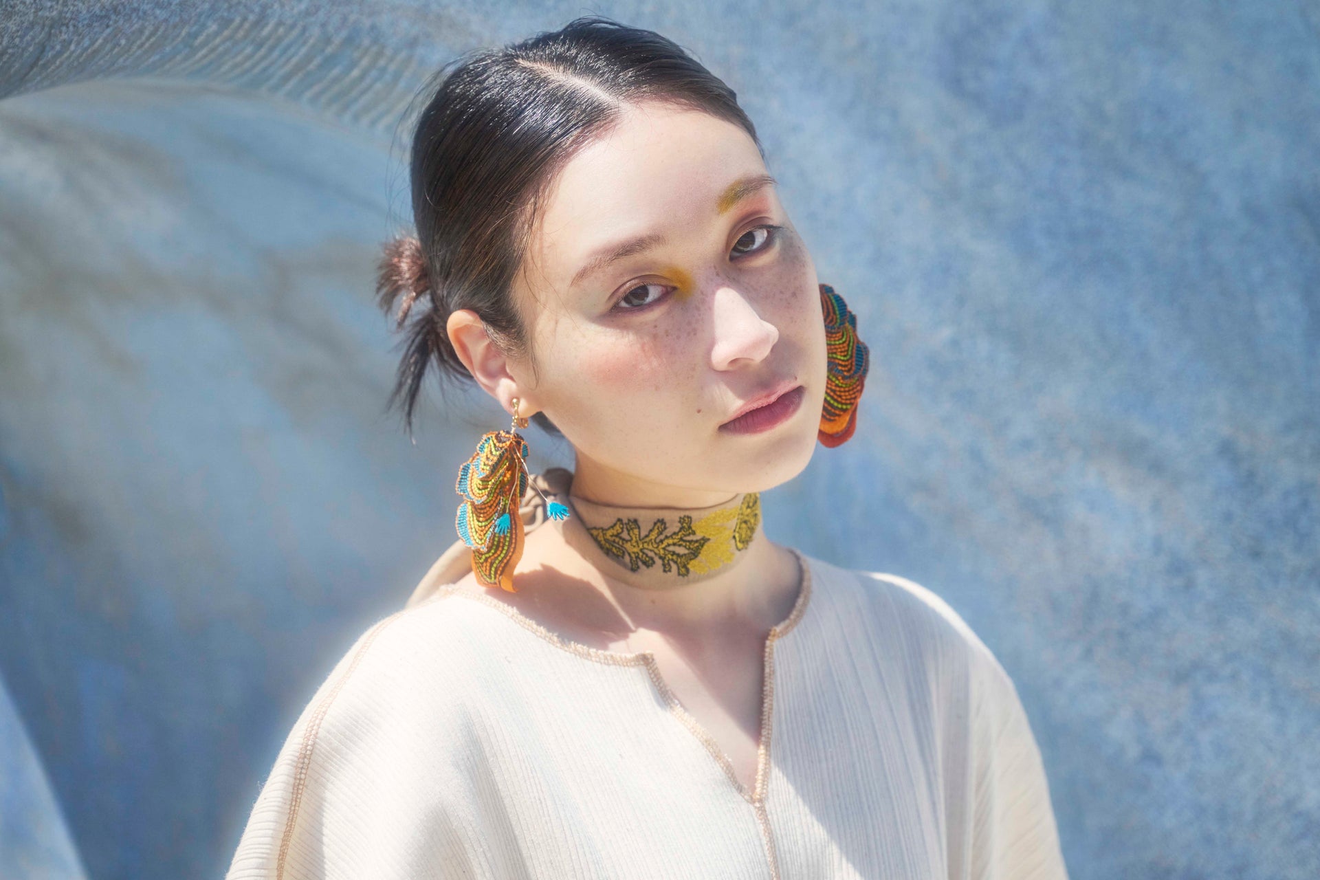 WATCHER / SCARF / BEIGE