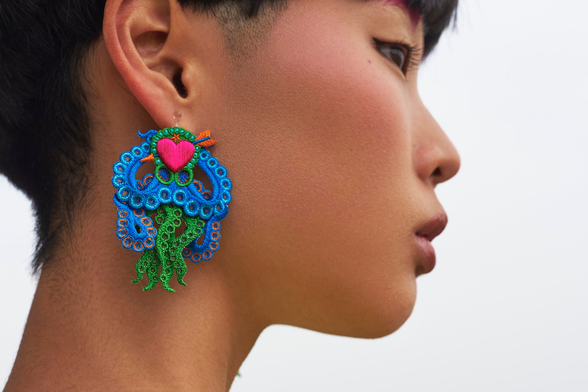 OCTOPUS / EARRING / BLUE