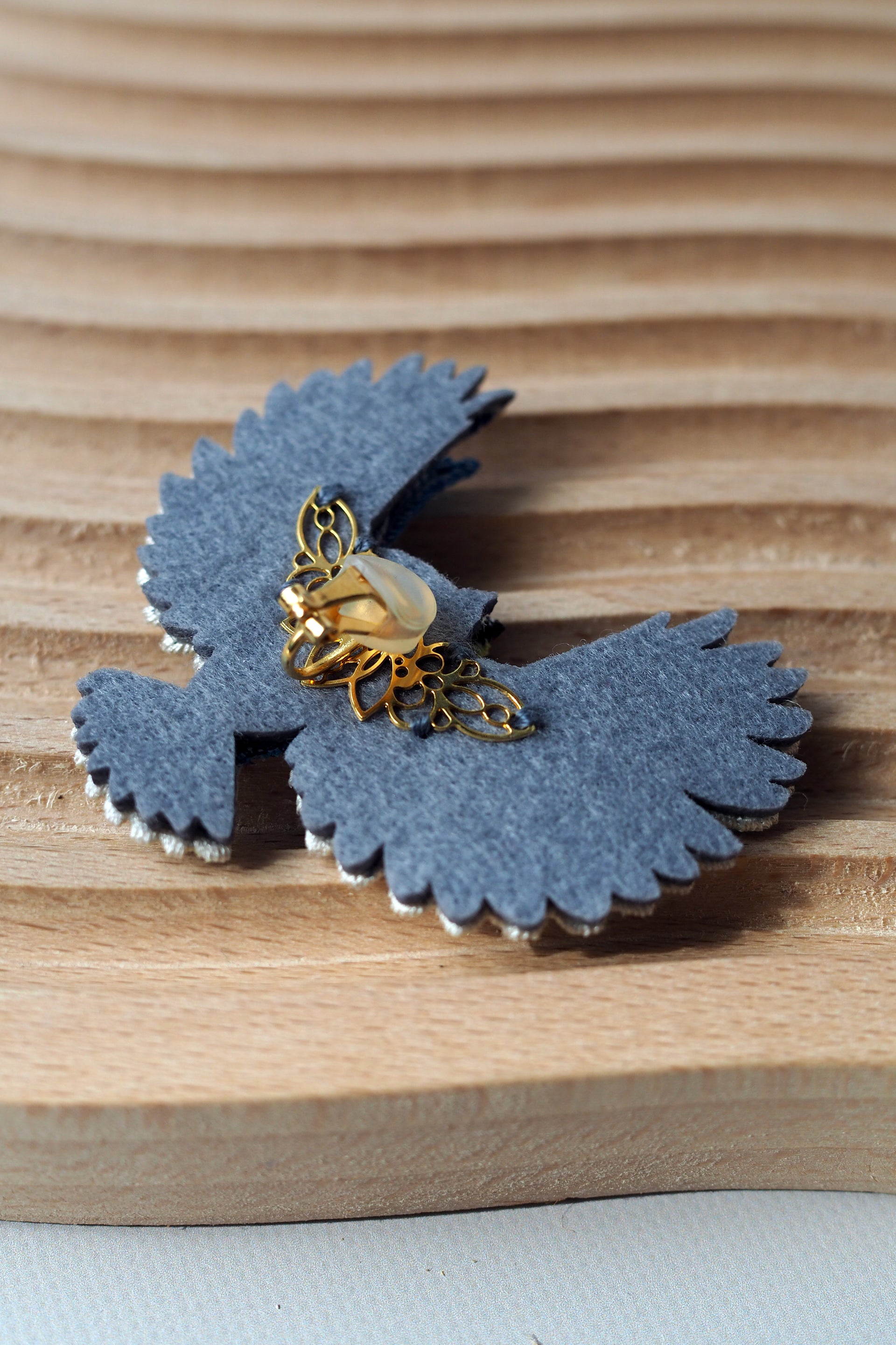 BIRD / EAR CLIP / BLUE