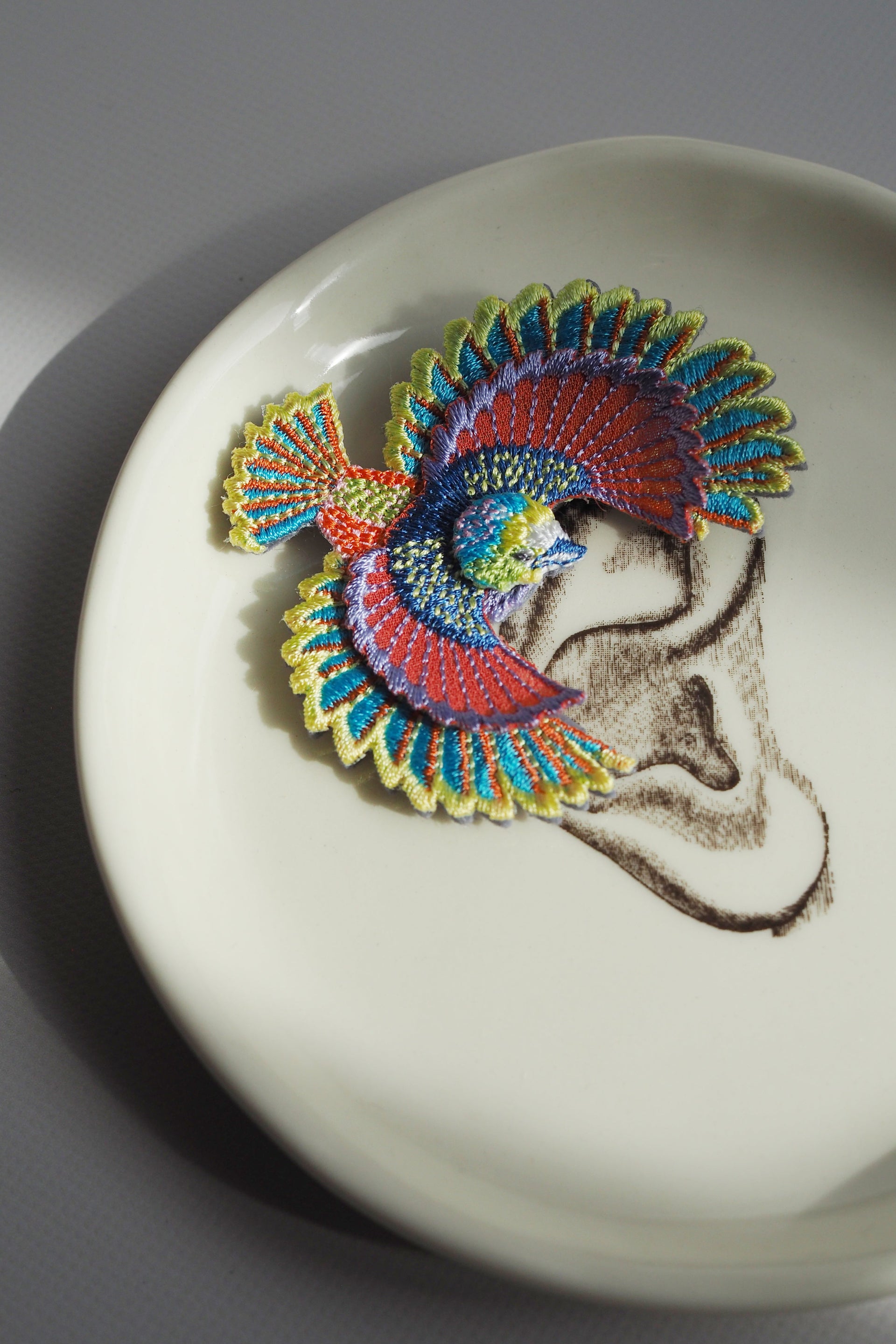 BIRD / EAR CLIP / YELLOW