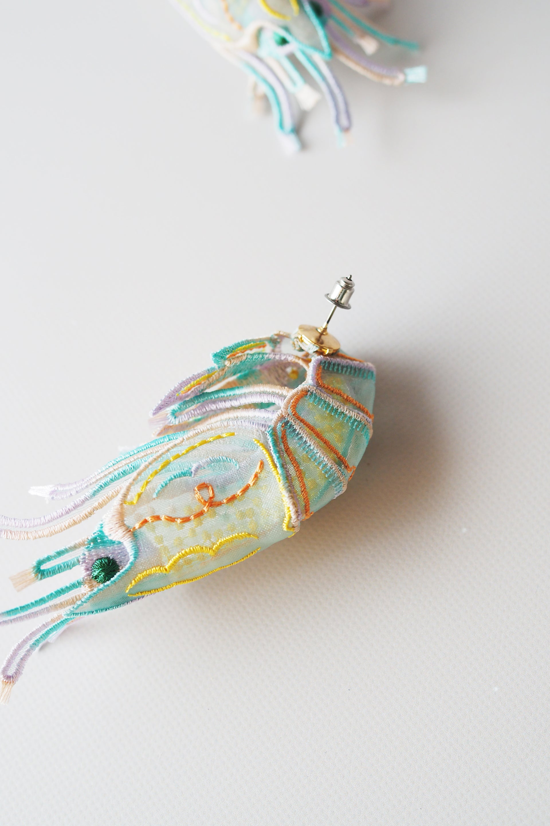 SHRIMPS / EARRING / AQUA