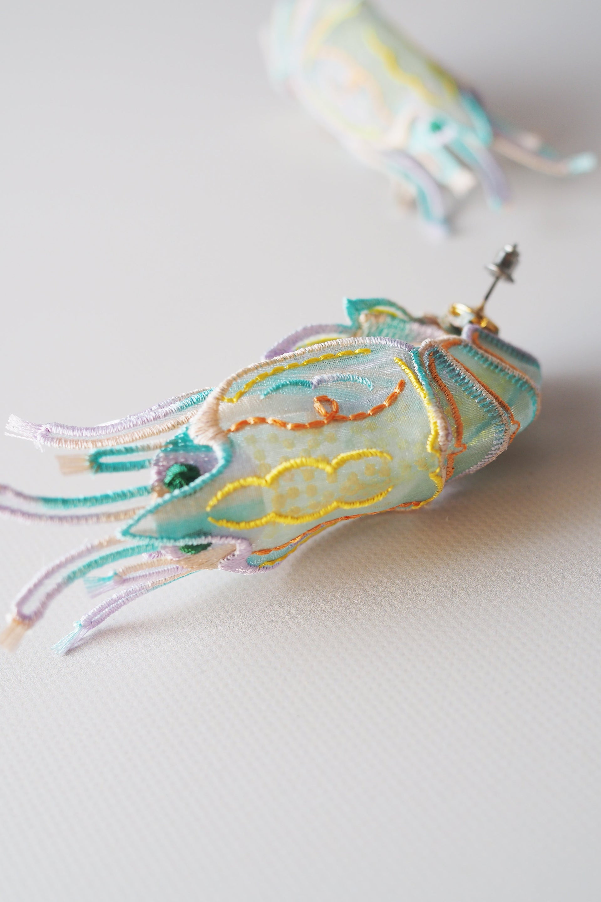 SHRIMPS / EARRING / AQUA