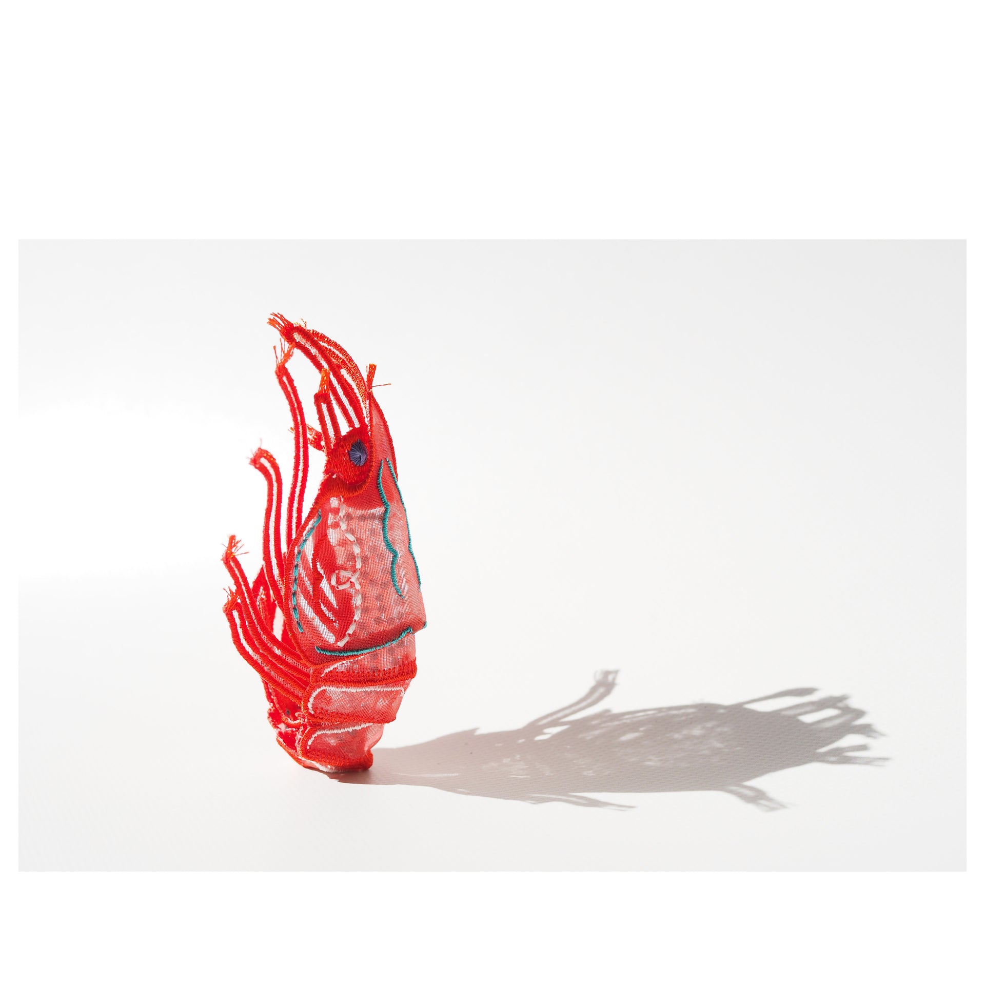 SHRIMPS / EARRING / RED