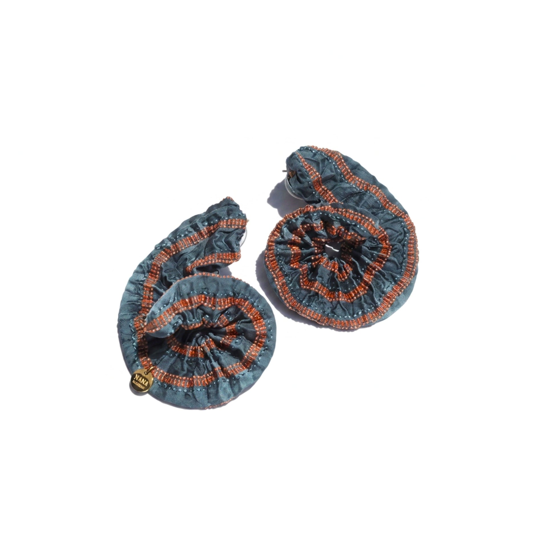 CORNU / EARRINGS / TEAL