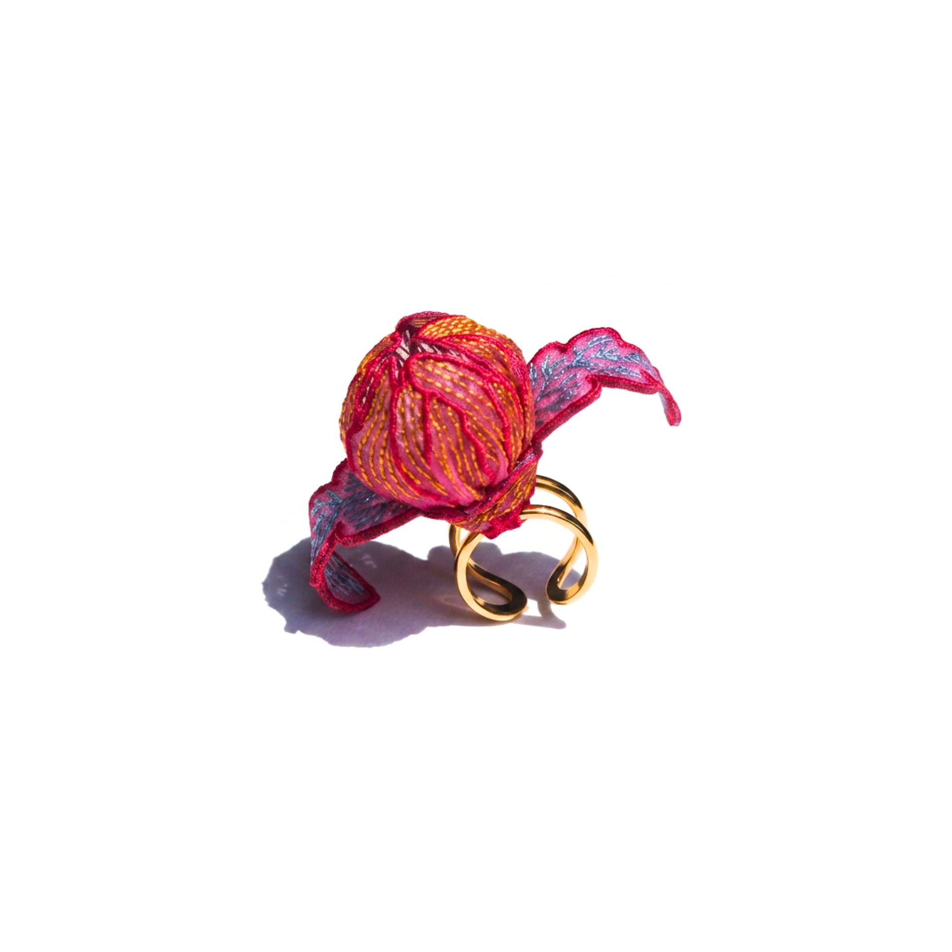 ANGEL ORB / RING / EAR CUFF / RED
