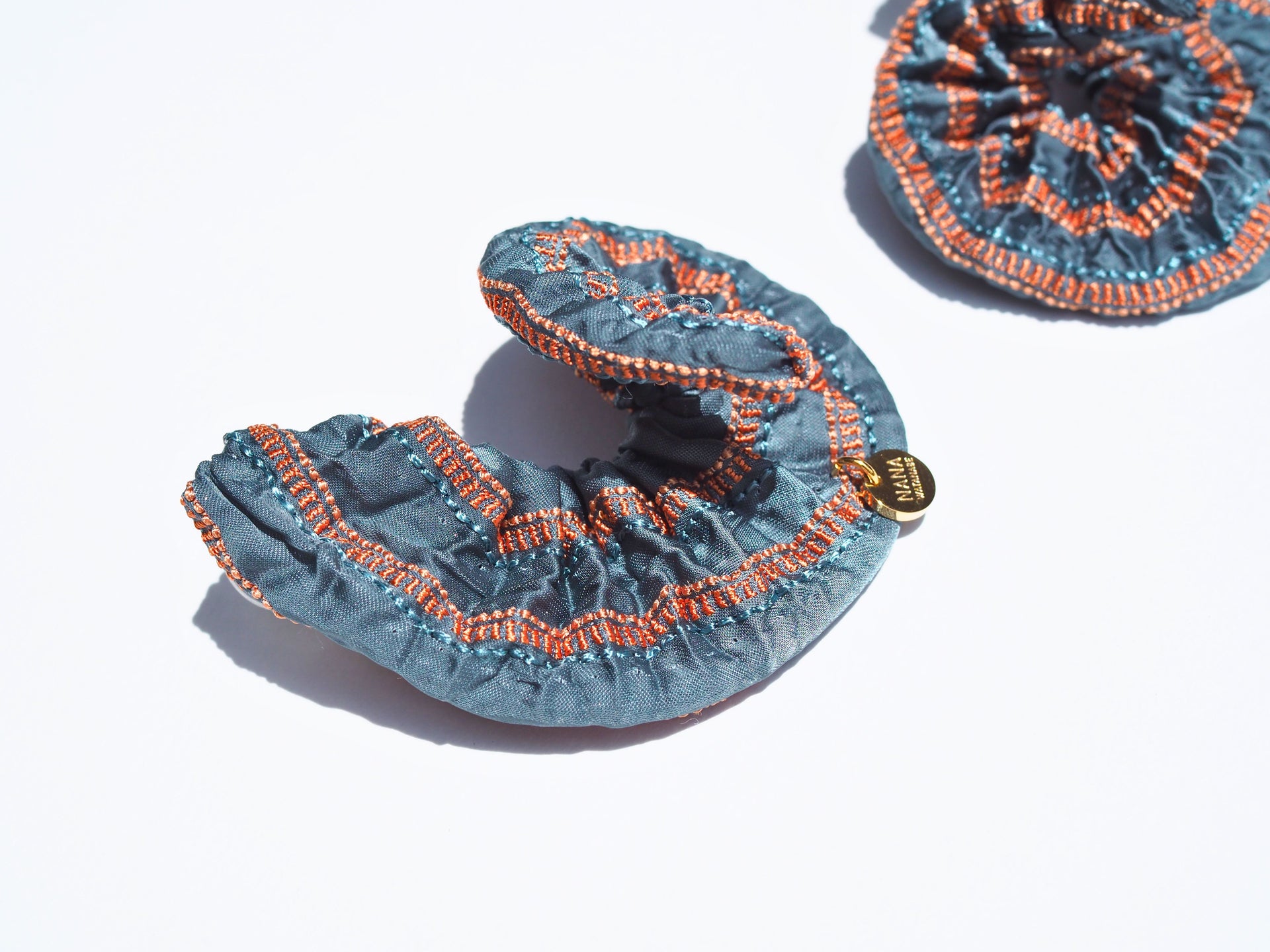 CORNU / EARRINGS / TEAL