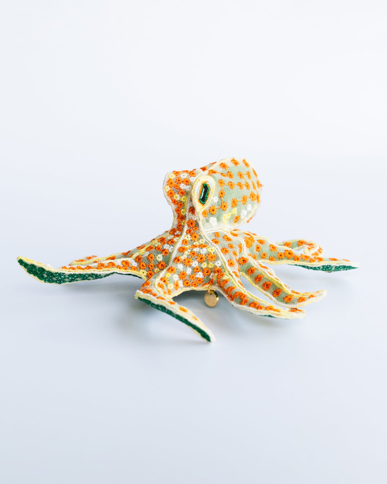 FLORA OCTOPUS / BROOCH / ORANGE
