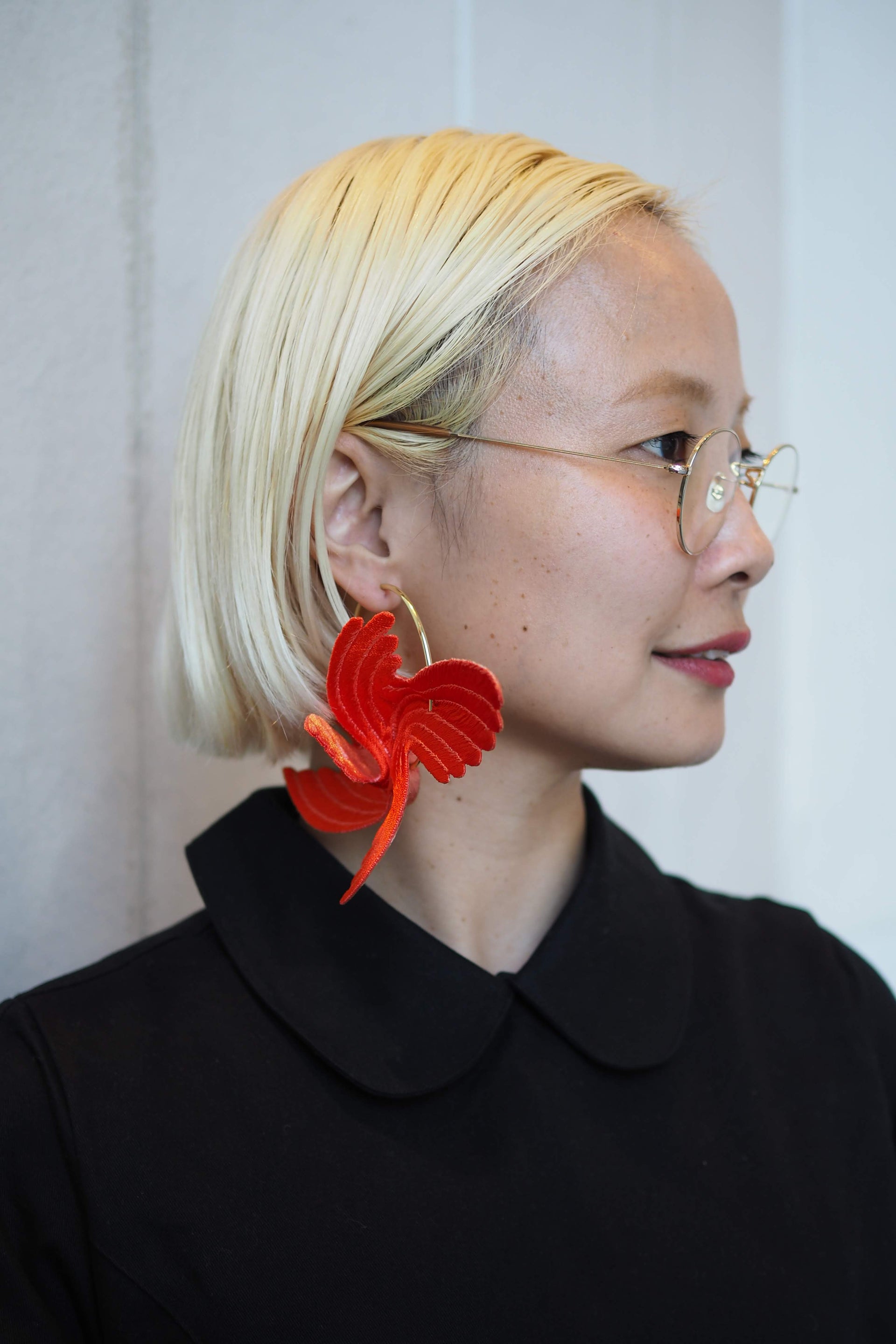 JOY "BIG BIRD" / EARRING / ORANGE