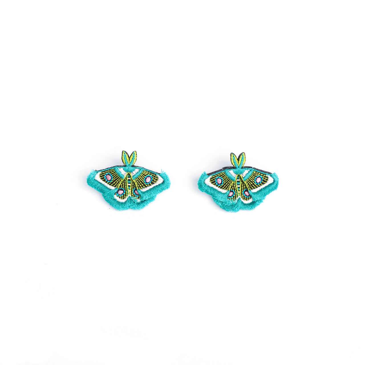 MOTH / EARRINGS / GREEN