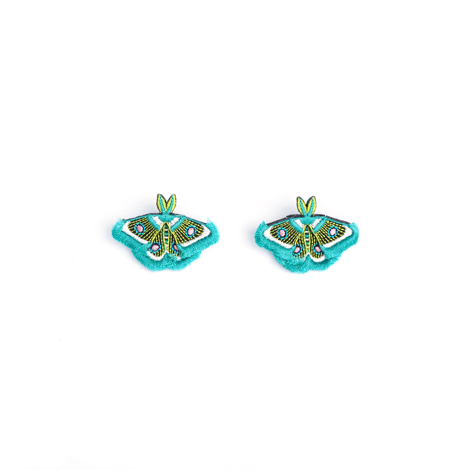 MOTH / EARRINGS / GREEN
