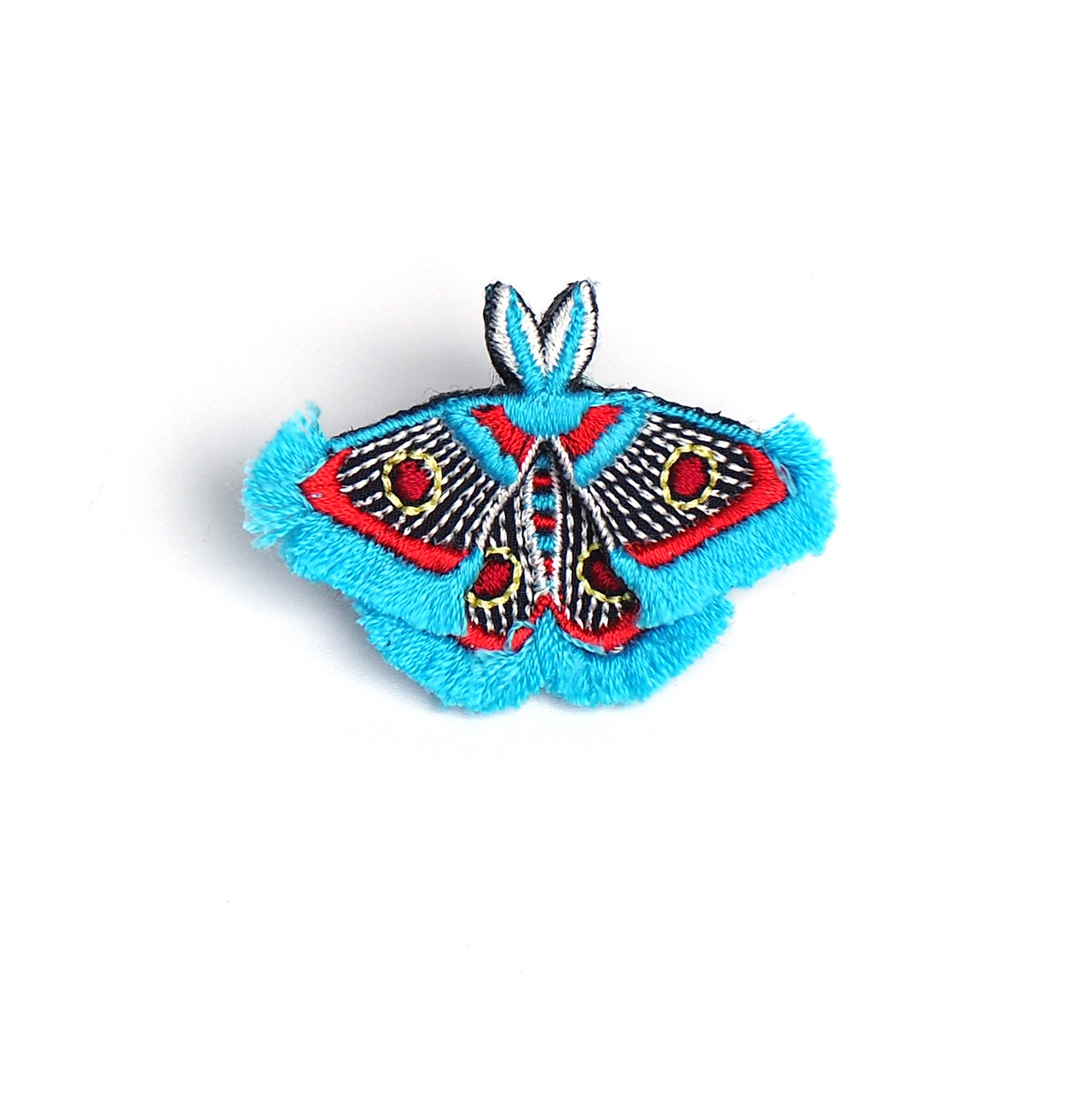 MOTH / EARRING EAR-CLIP / TURQUOISE