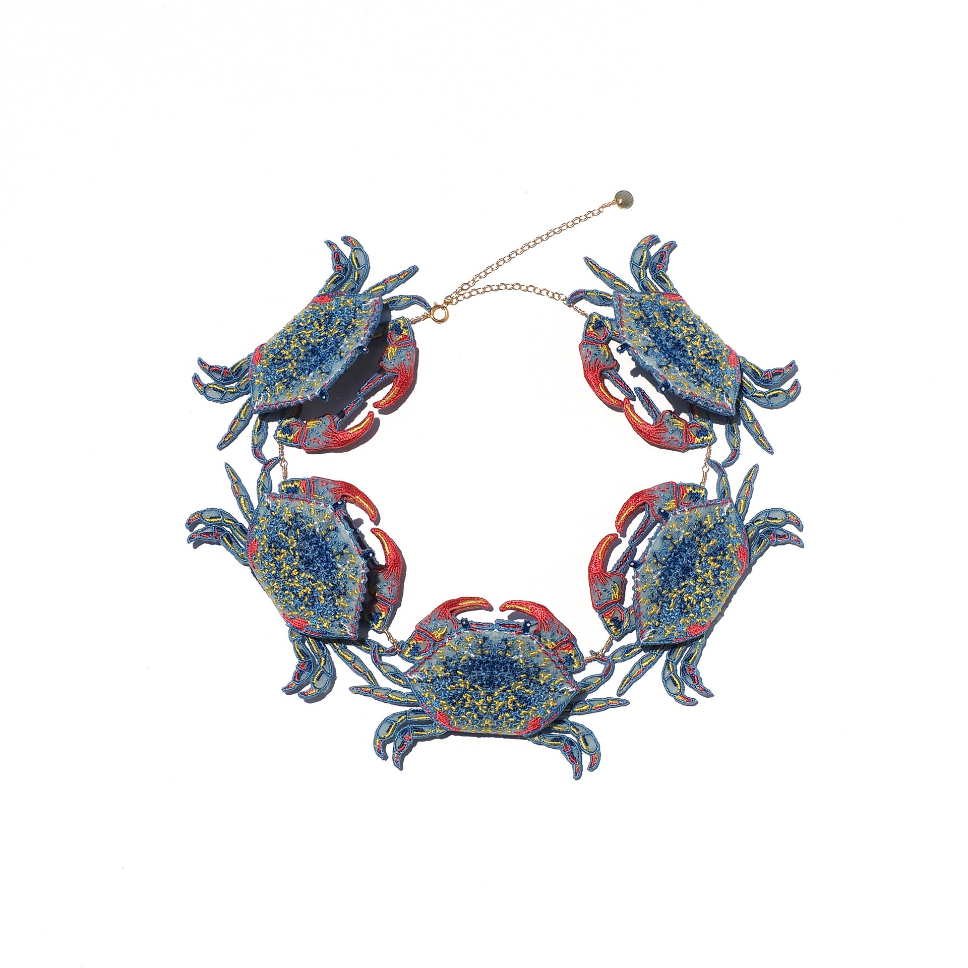 CRAB / NECKLACE / BLUE