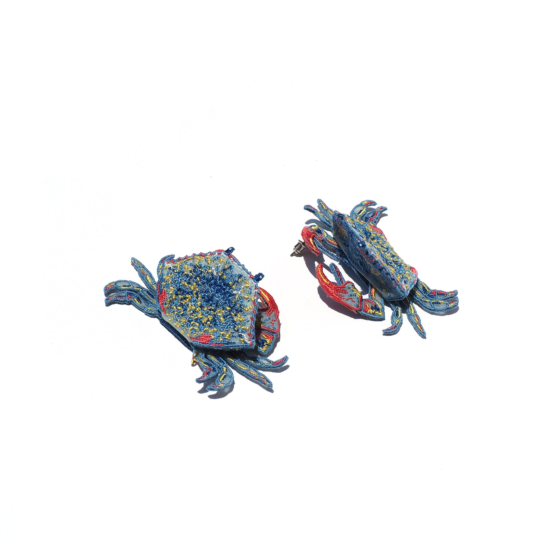 CRAB / EARRING / BLUE