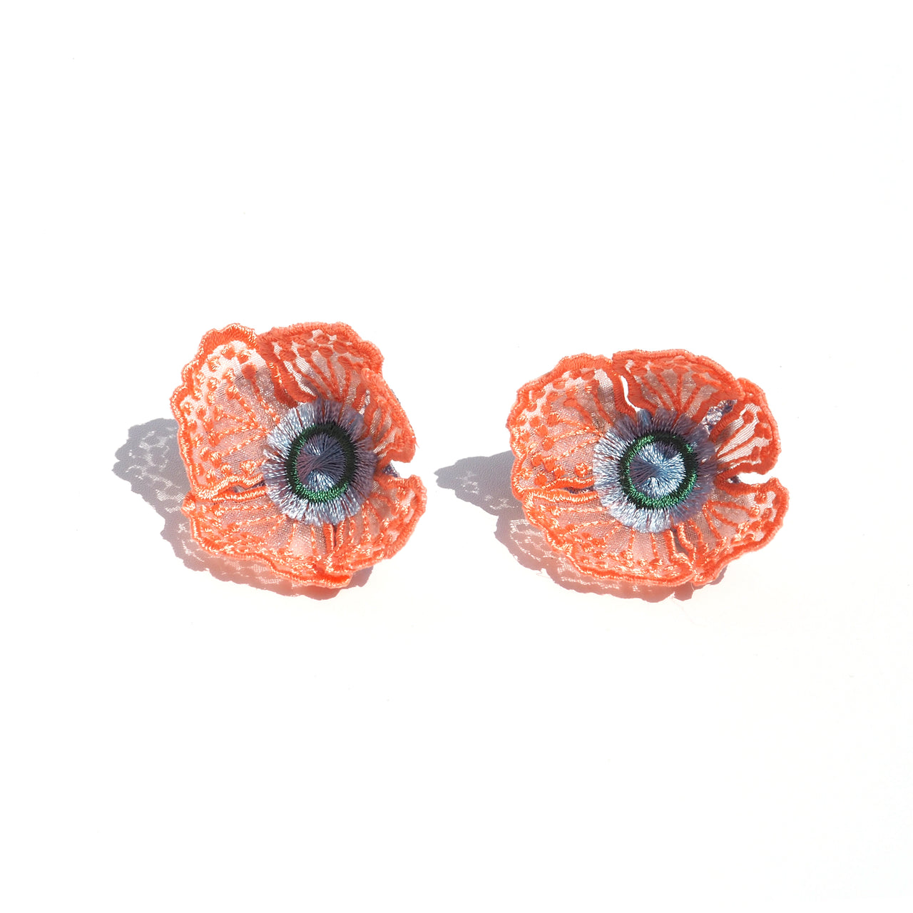 FLOWERS AT DAWN 2 / EARRINGS /  PINK