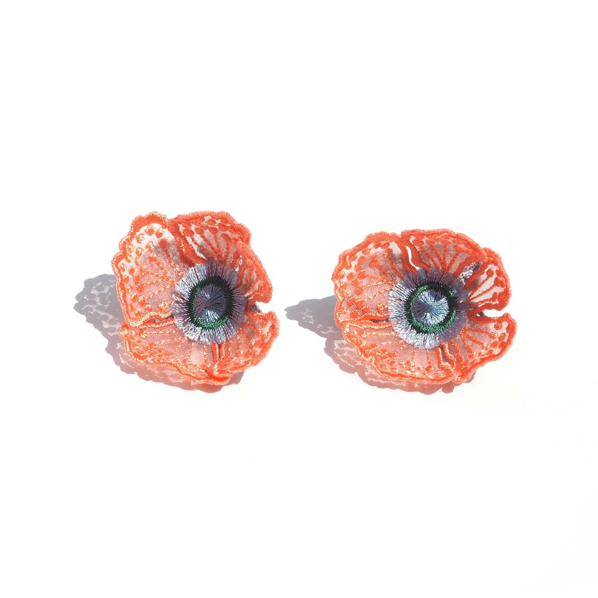 FLOWERS AT DAWN 2 / EARRINGS /  PINK
