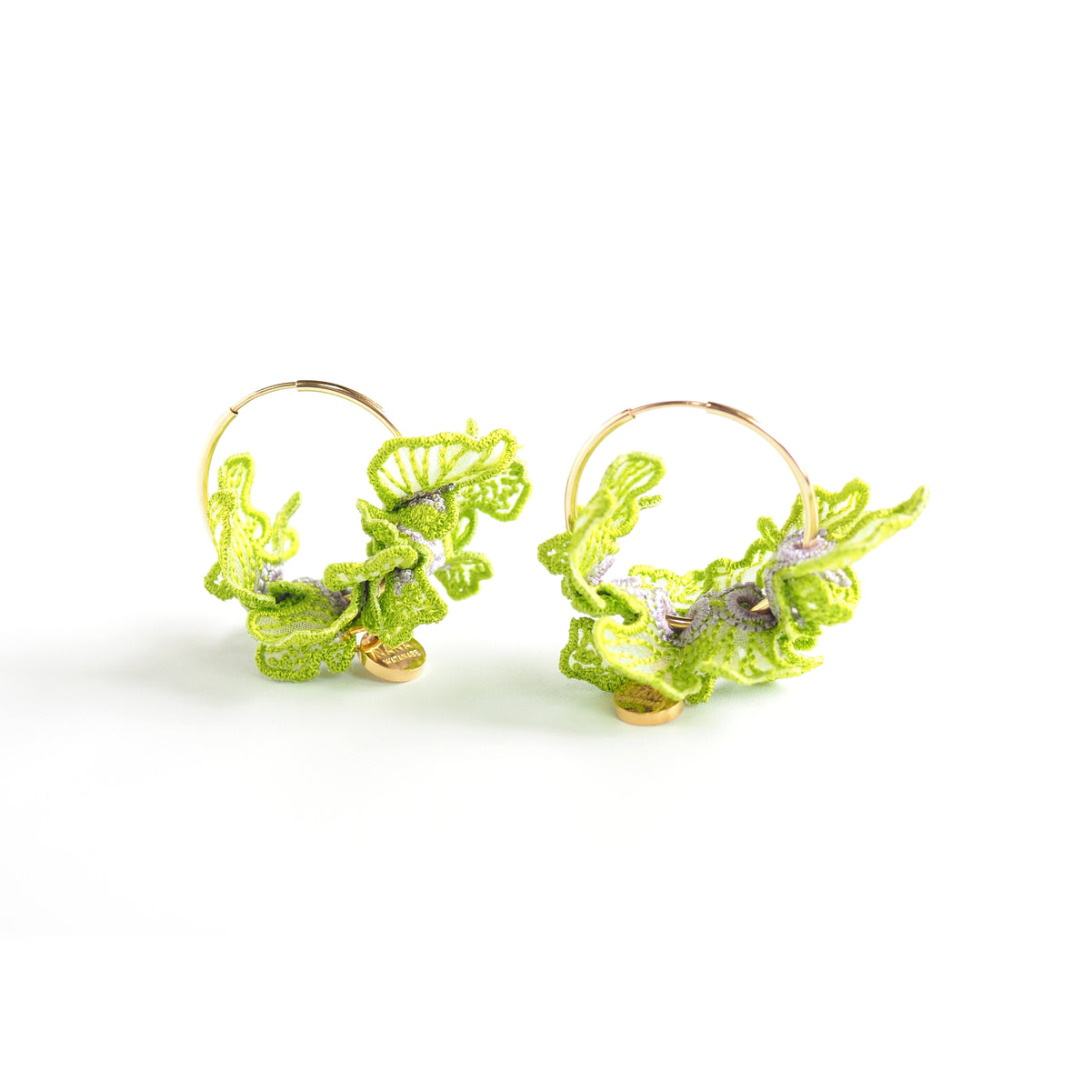 SWELL / EARRINGS / LIME GREEN