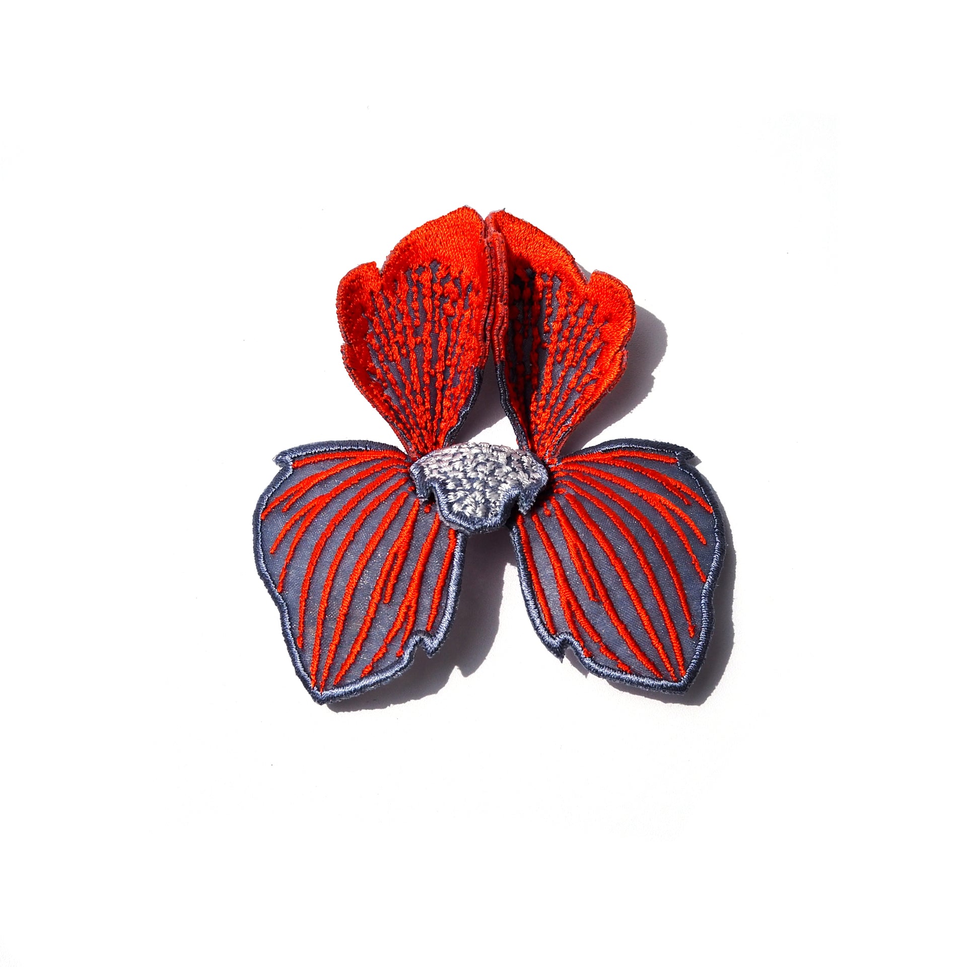 CLICK FLORA / BROOCH /  ORANGE