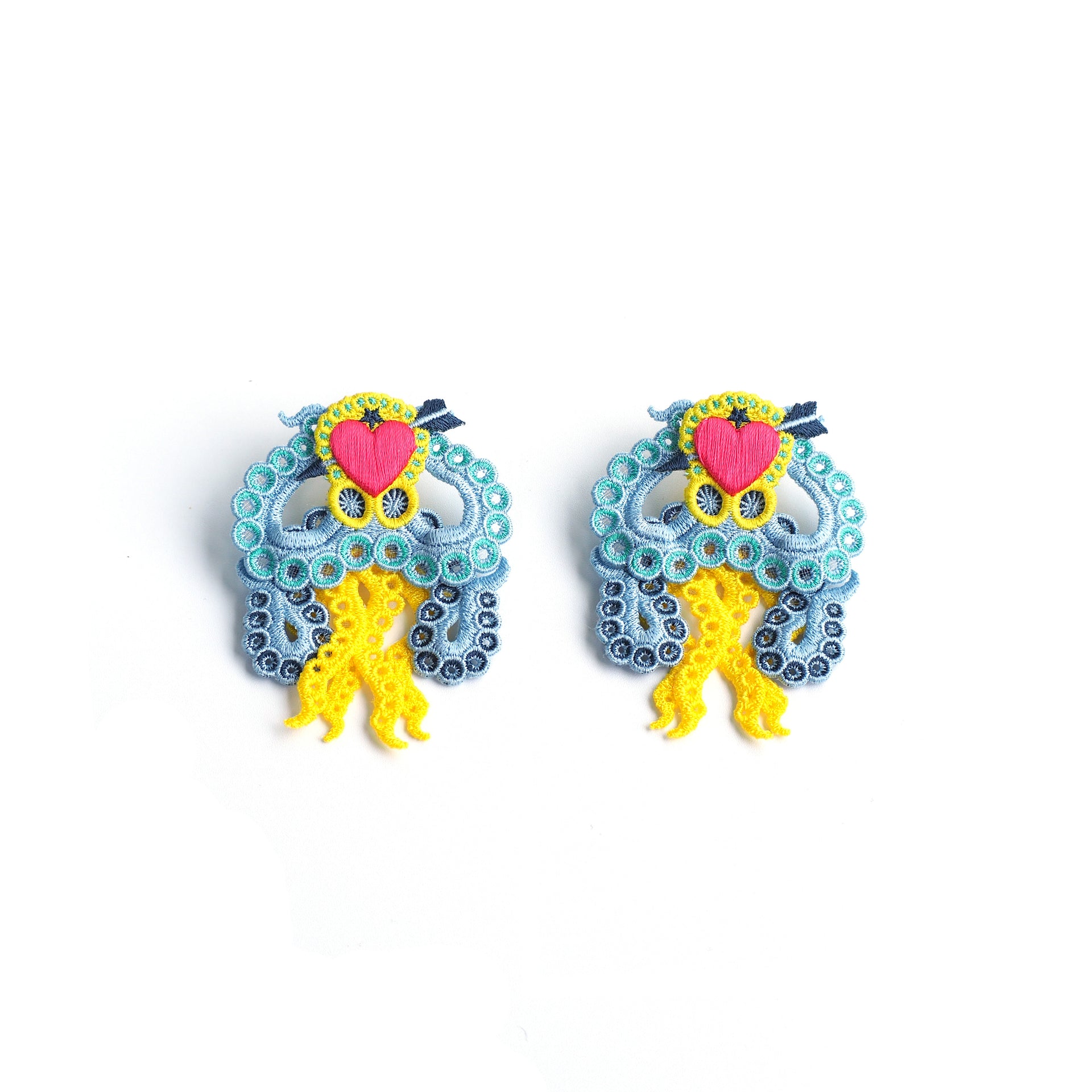 OCTOPUS / EARRING / YELLOW