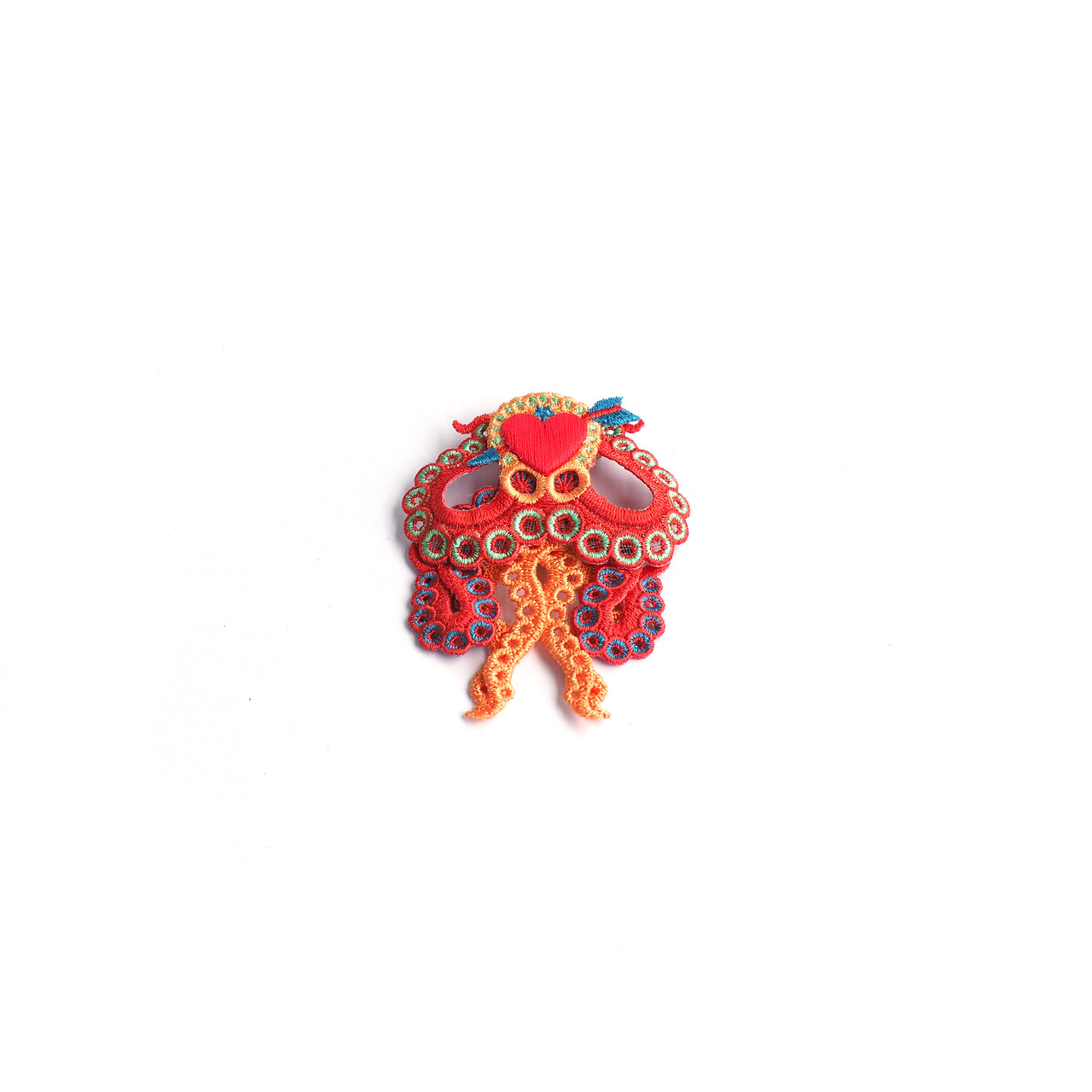 OCTOPUS / EARRING / ORANGE