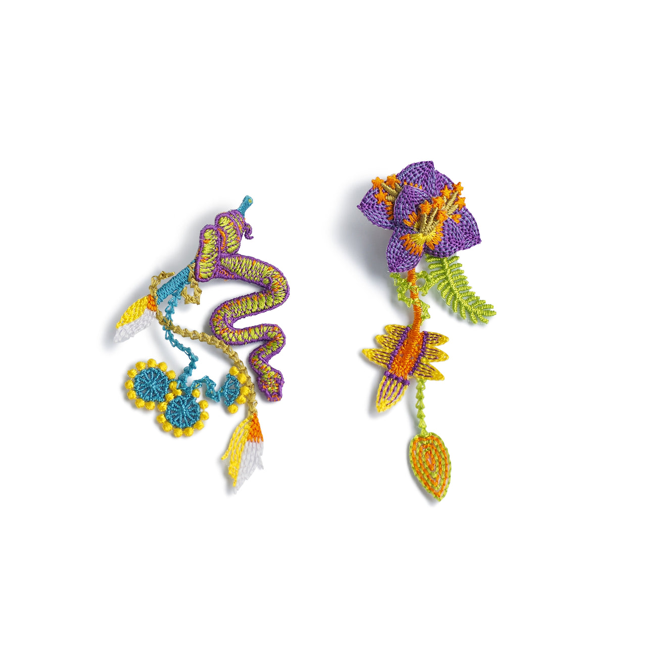 GARDEN / EARRINGS / PURPLE