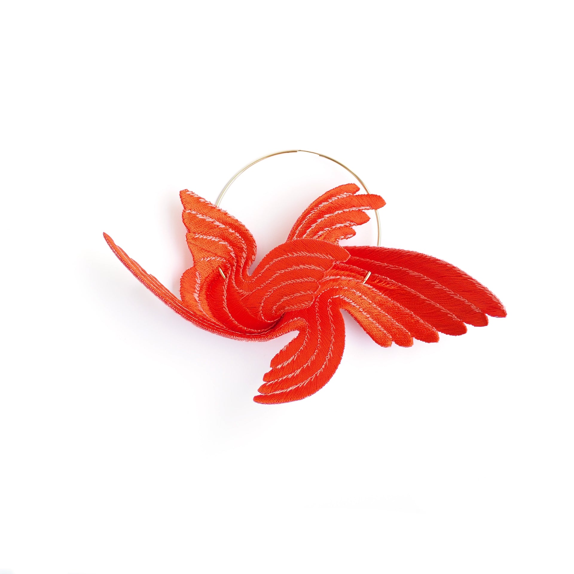 JOY "BIG BIRD" / EARRING / ORANGE