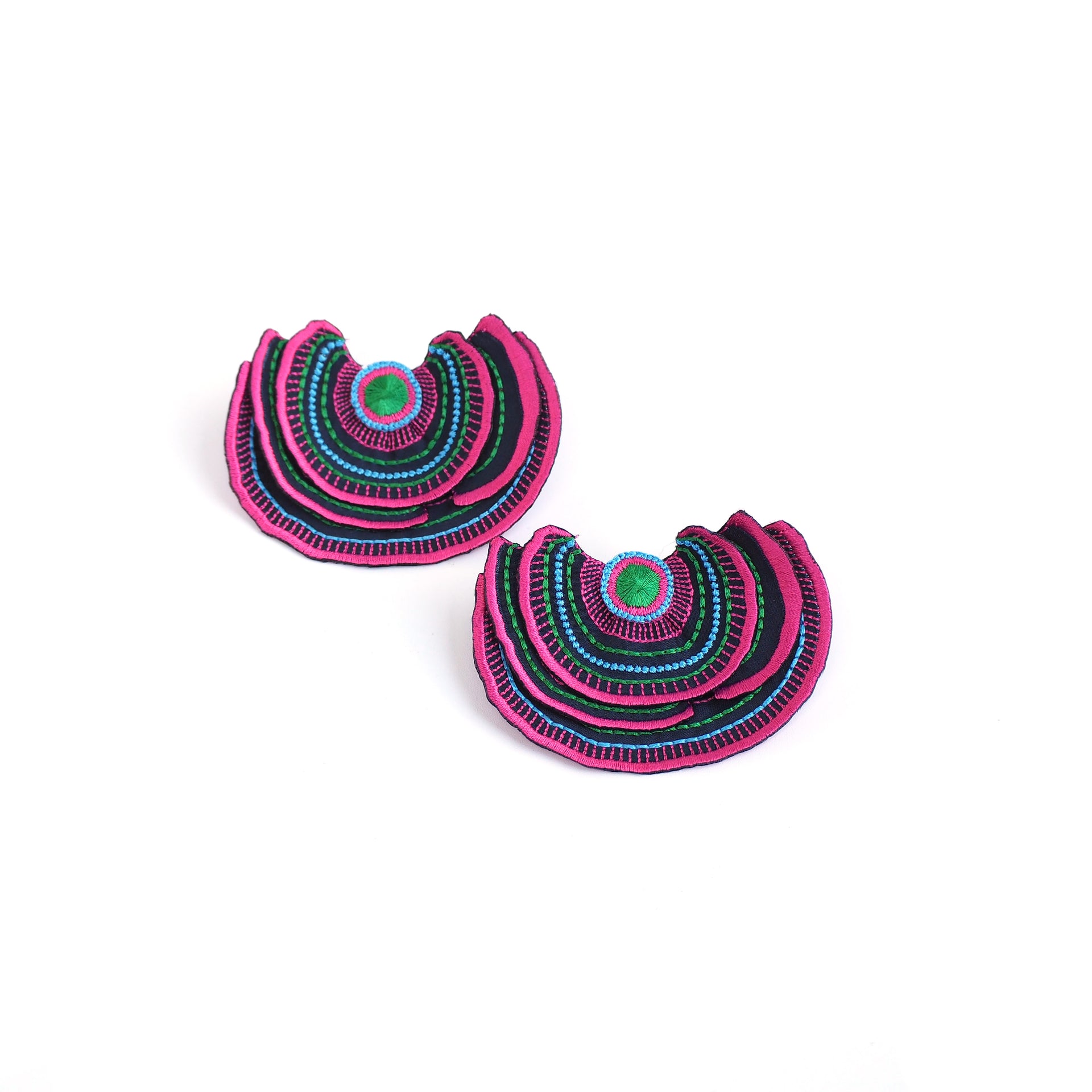 TURKEY TAIL / EARRINGS / PINK