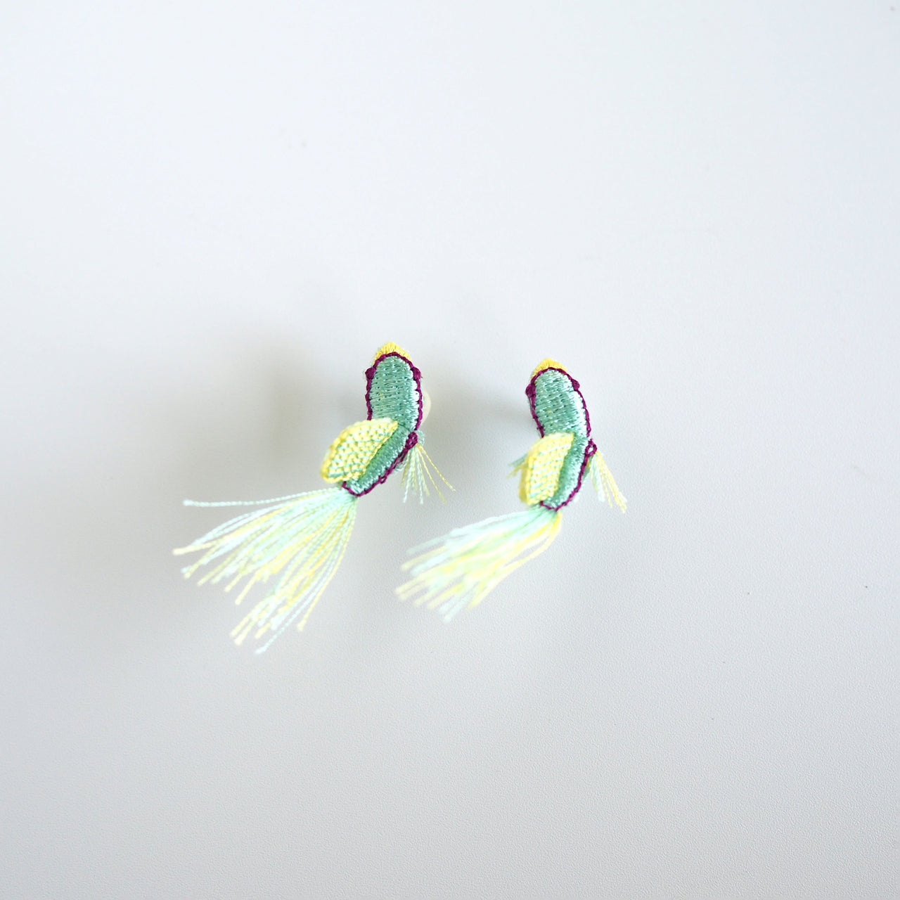 TROPICAL FISH / EARRINGS / MINT