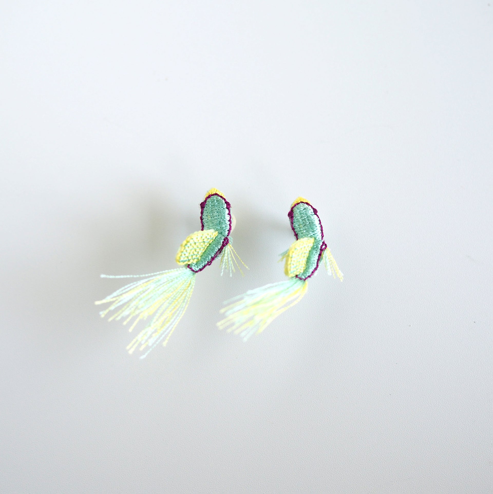 TROPICAL FISH / EARRINGS / MINT