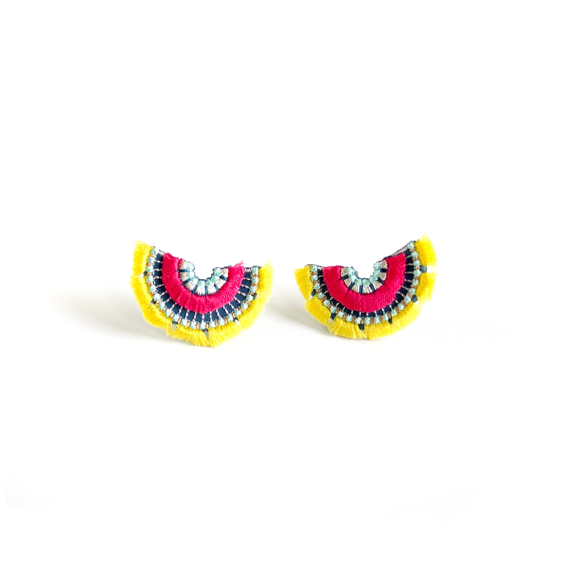 BLOOM / EARRINGS EAR-CLIPS / LEMON