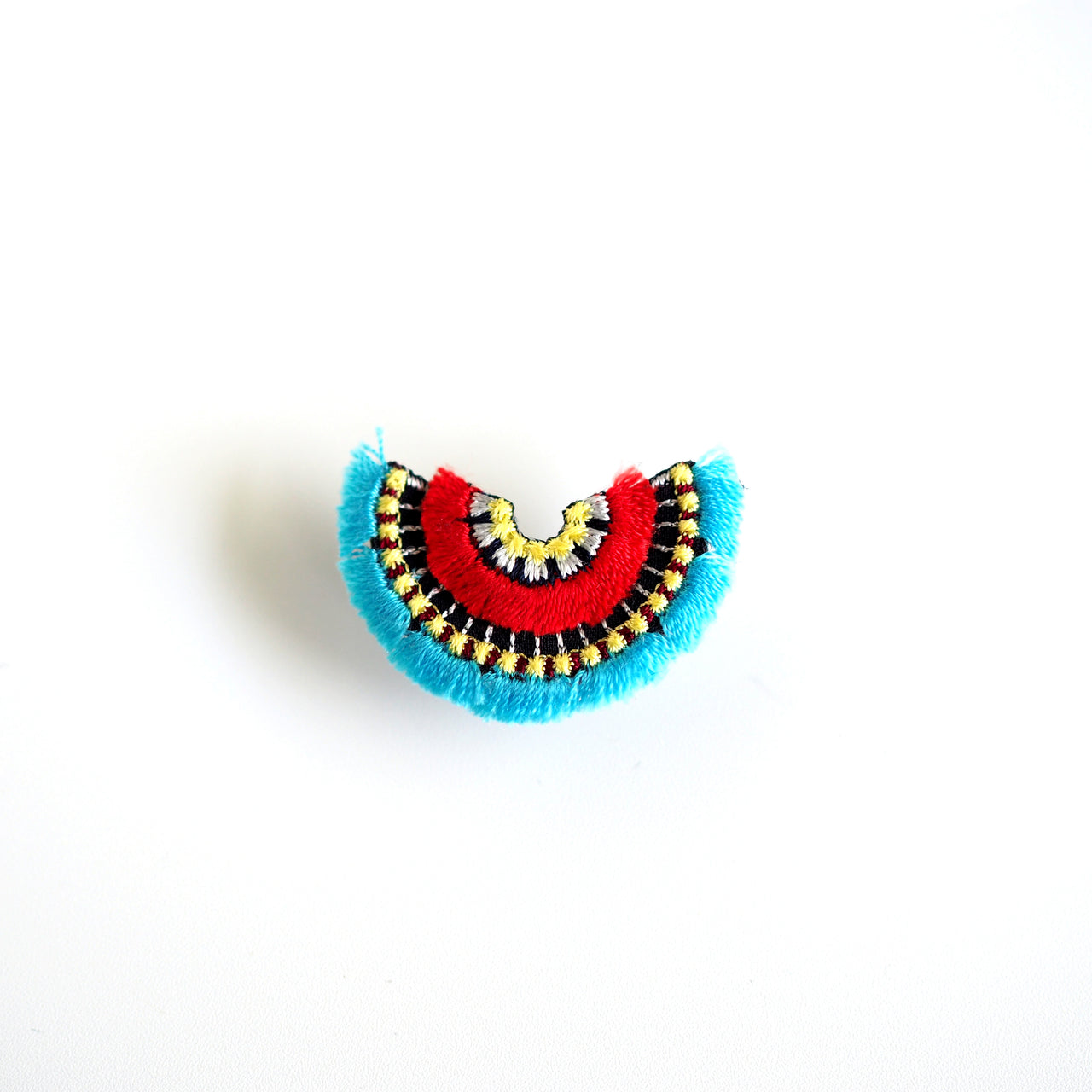 BLOOM / EARRING EAR-CLIP / TURQUOISE