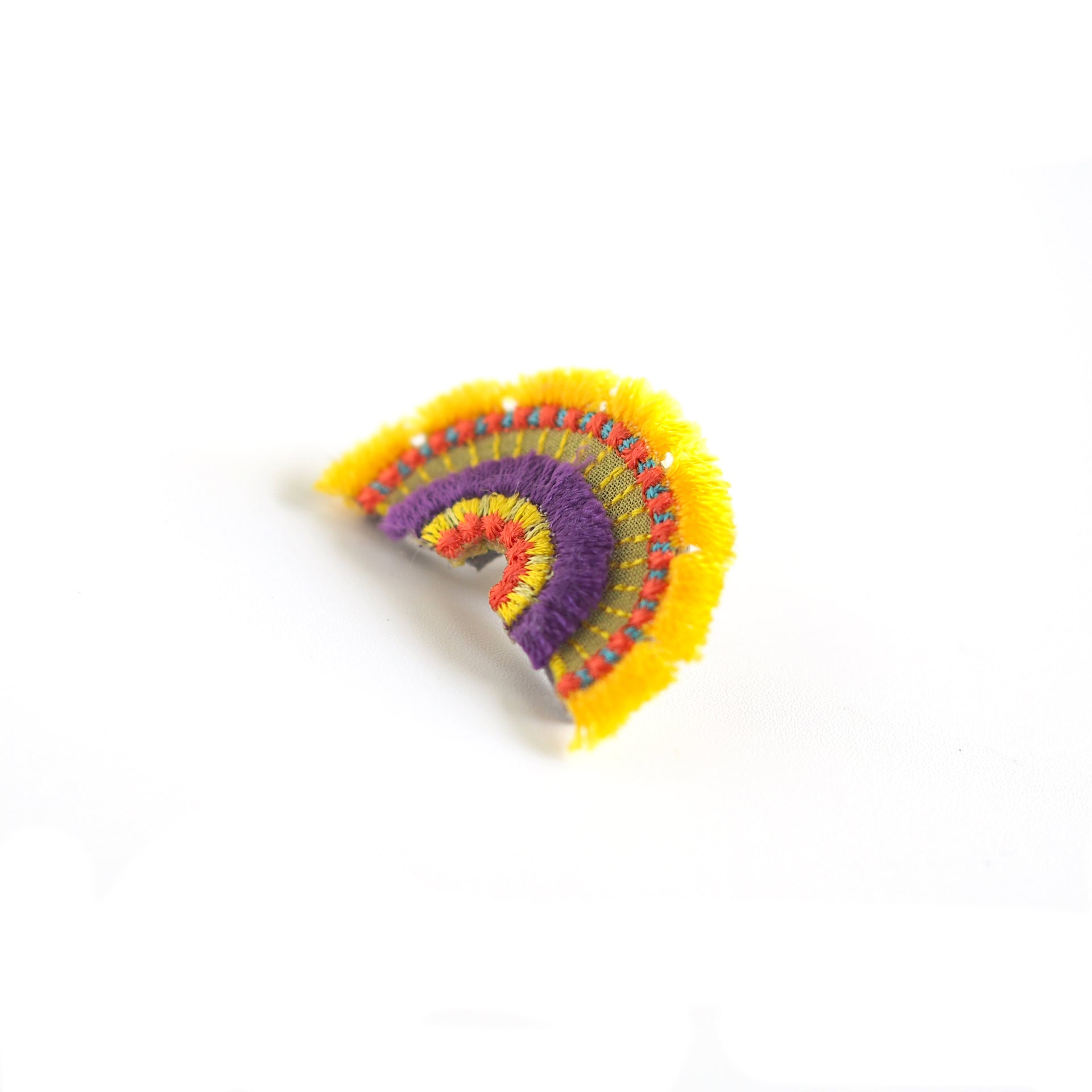 BLOOM / EARRING EAR-CLIP / YELLOW
