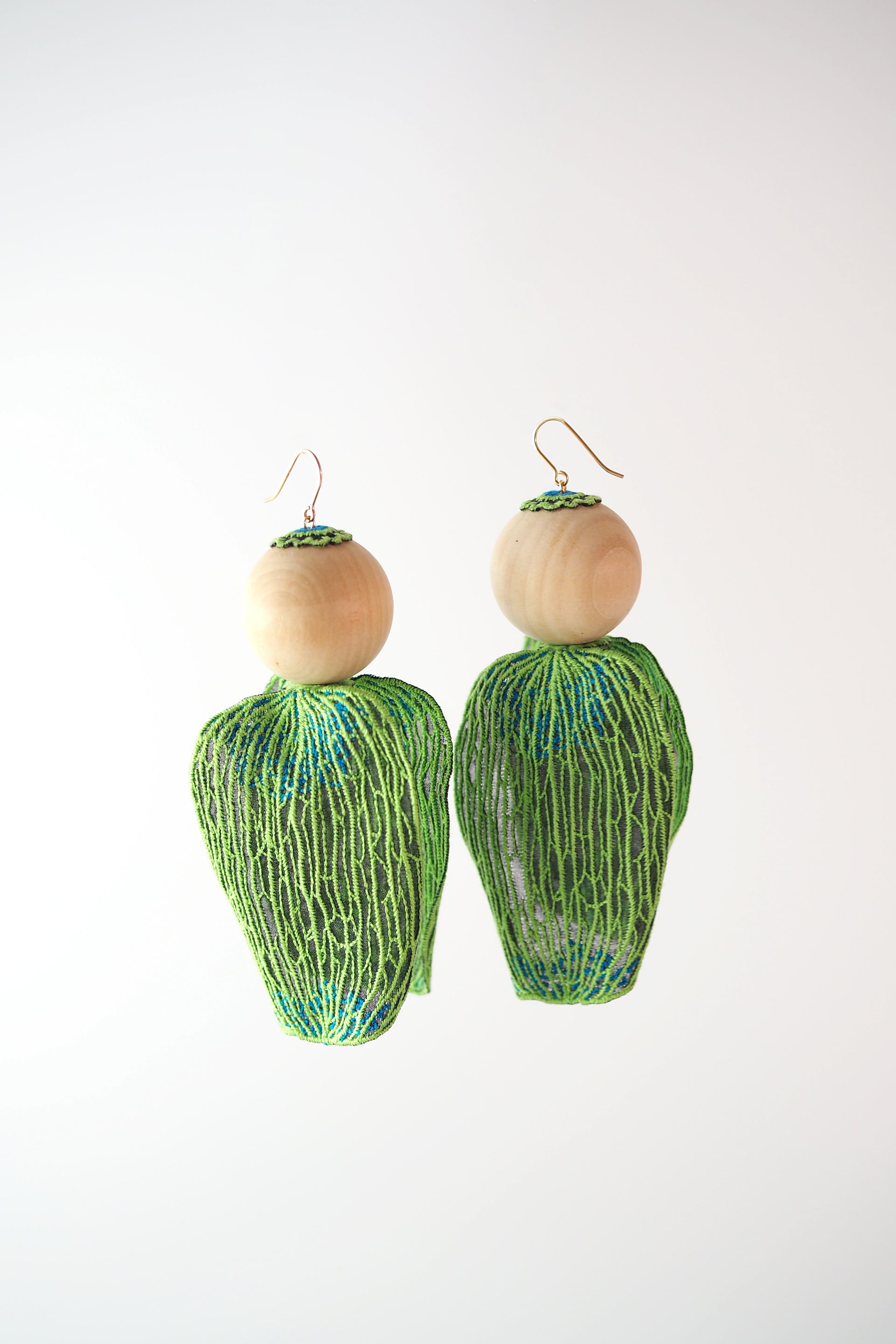 KALA / EARRINGS / GREEN