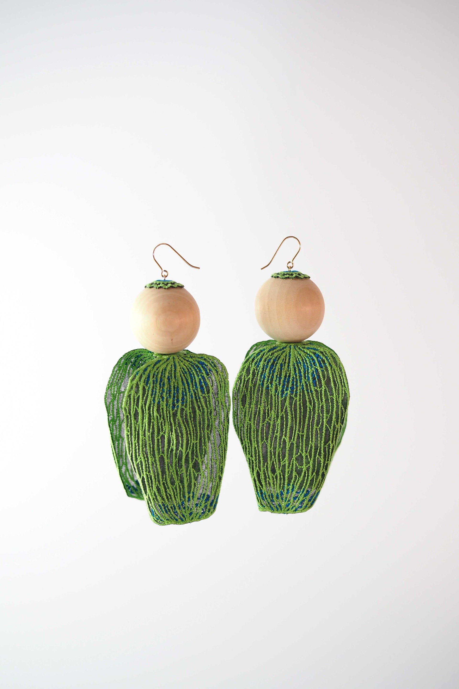 KALA / EARRINGS / GREEN