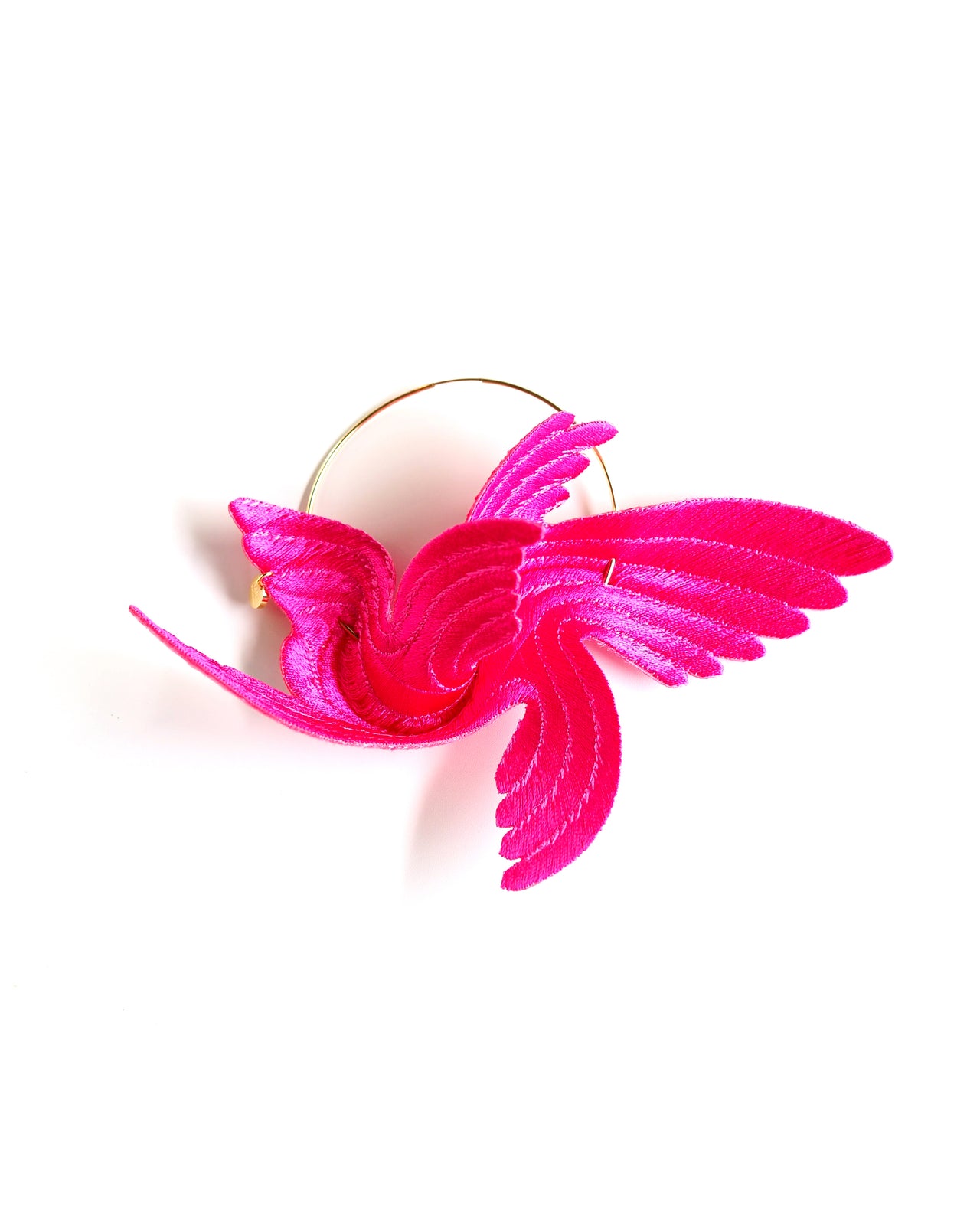 JOY "BIG BIRD" / EARRING / PINK
