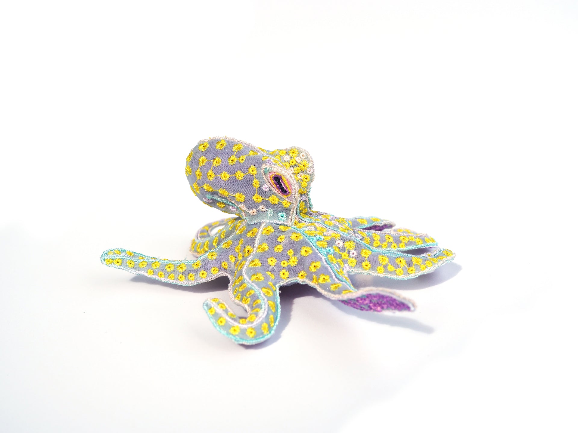 FLORA OCTOPUS / BROOCH / YELLOW