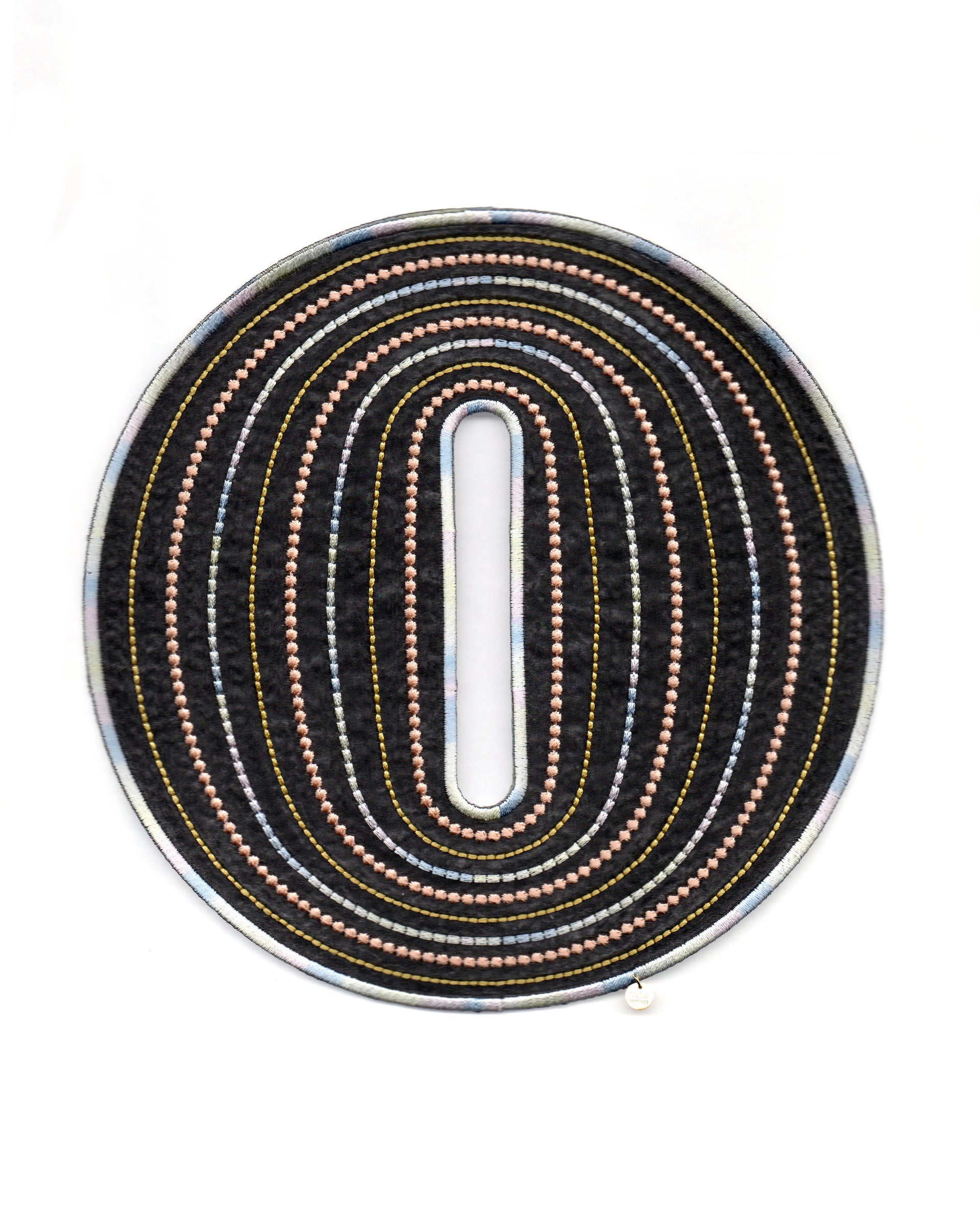 "O" / BANGLE / BLACK