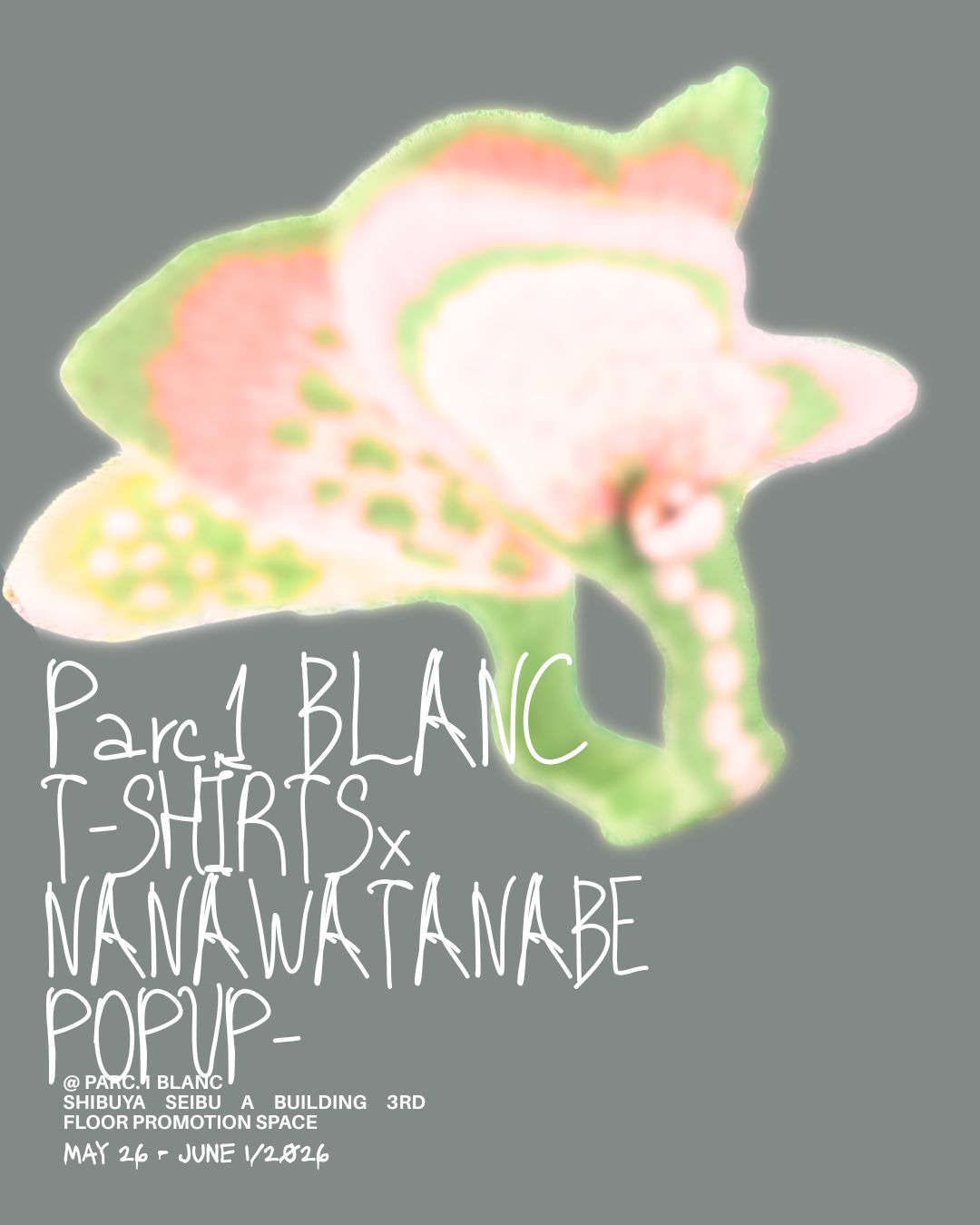 【3月末迄】NANA WATANABEお花刺繍 NANA WATANABE