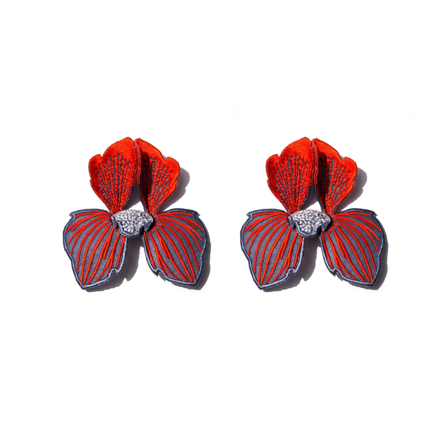 CLICK FLORA / EARRINGS / ORANGE