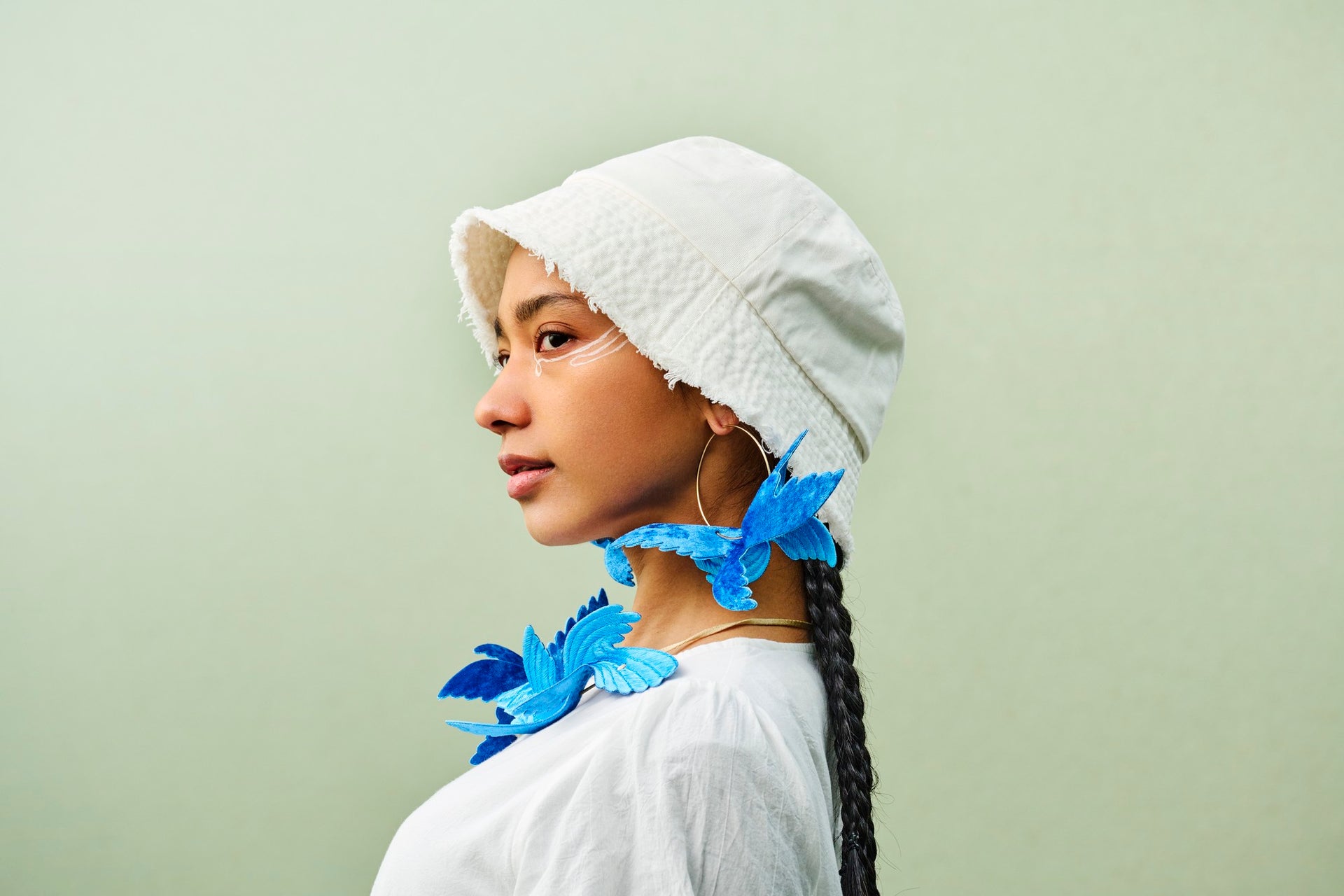 JOY "BIG BIRD" / EARRING / BLUE